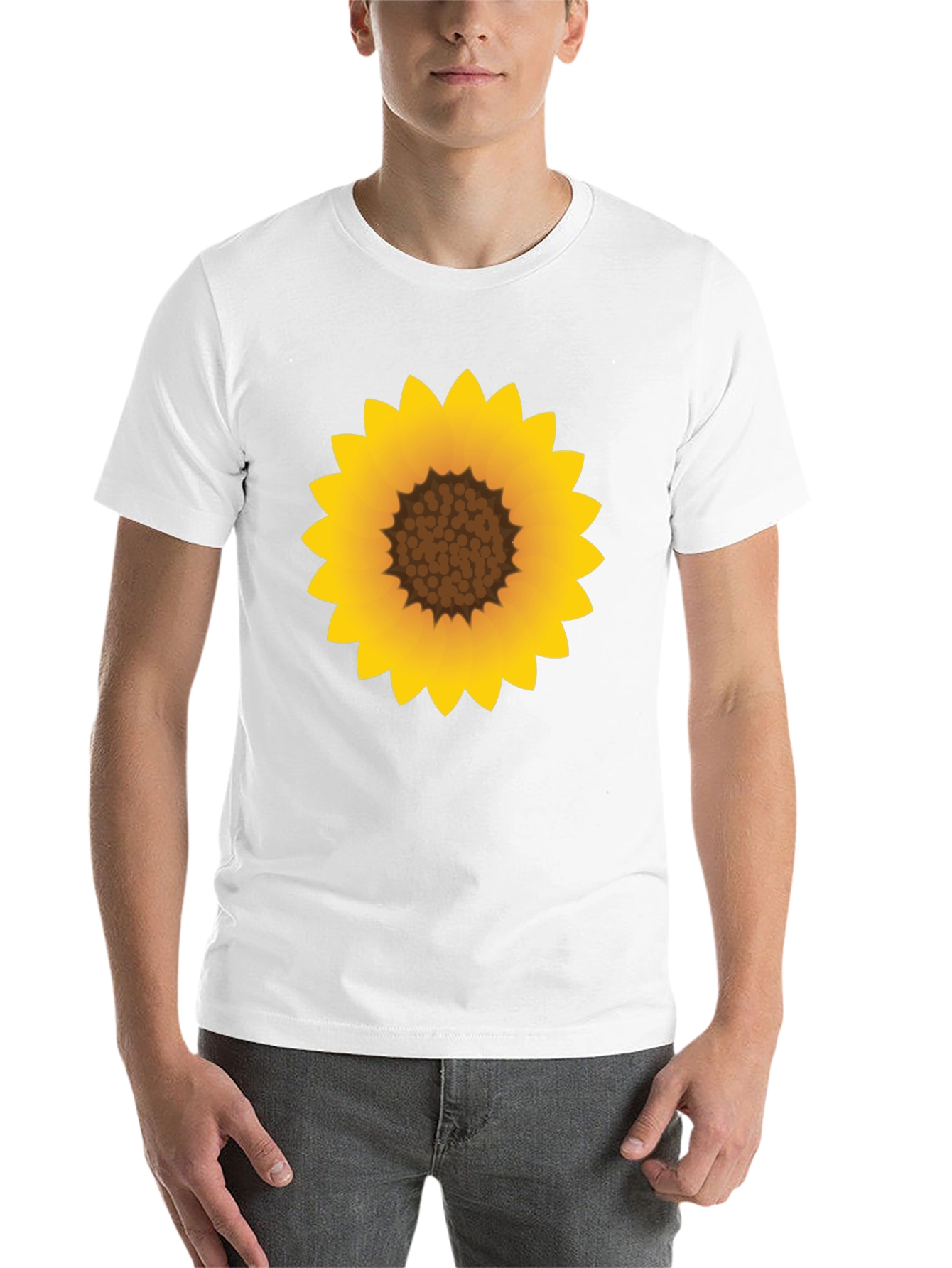 Black Sunflower Graphic Black T-Shirt view 14