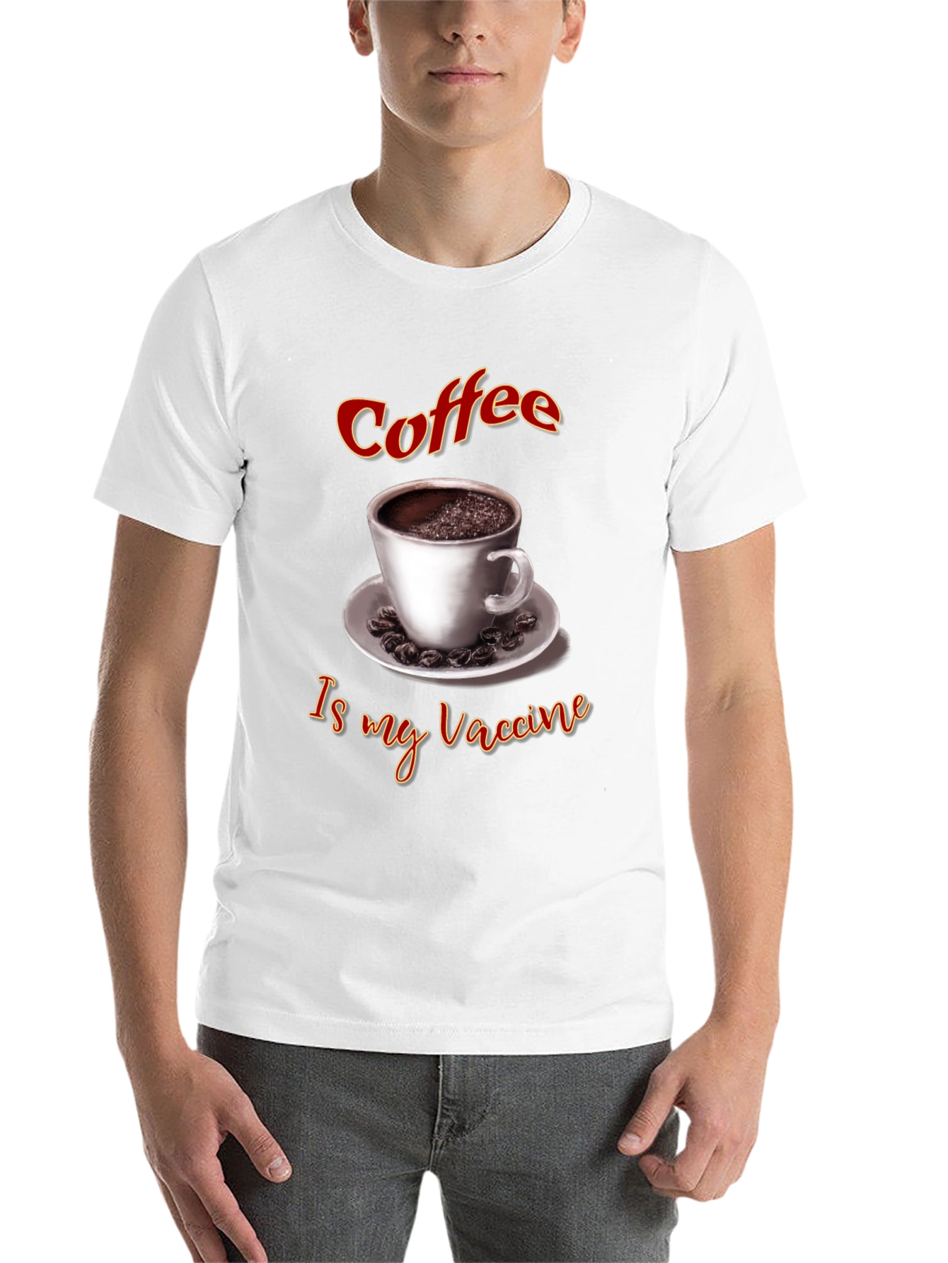 Black Coffee Is My Vaccine T-Shirt view 14