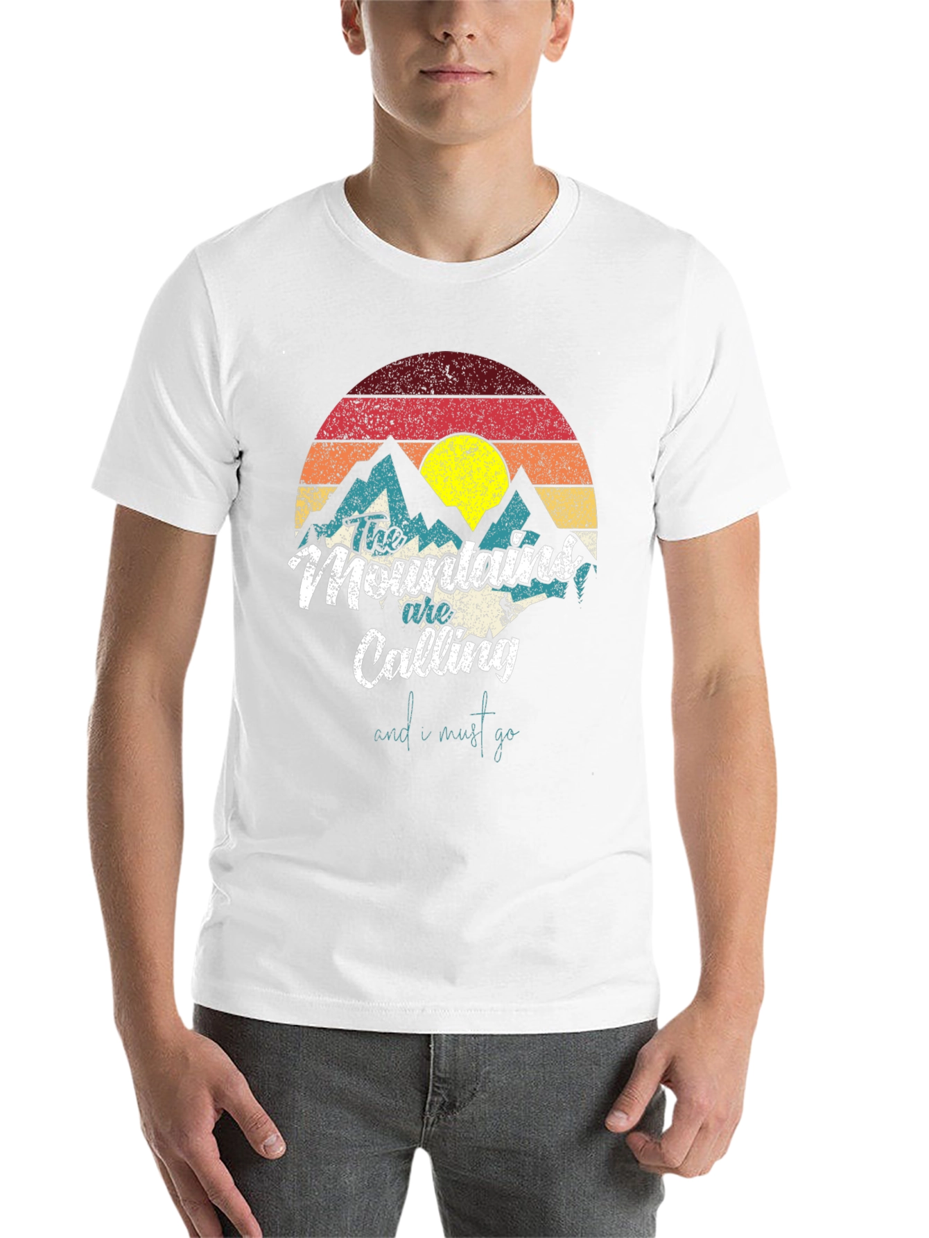 Black Mountains Are Calling T-Shirt - Nature Adventure Tee view 14