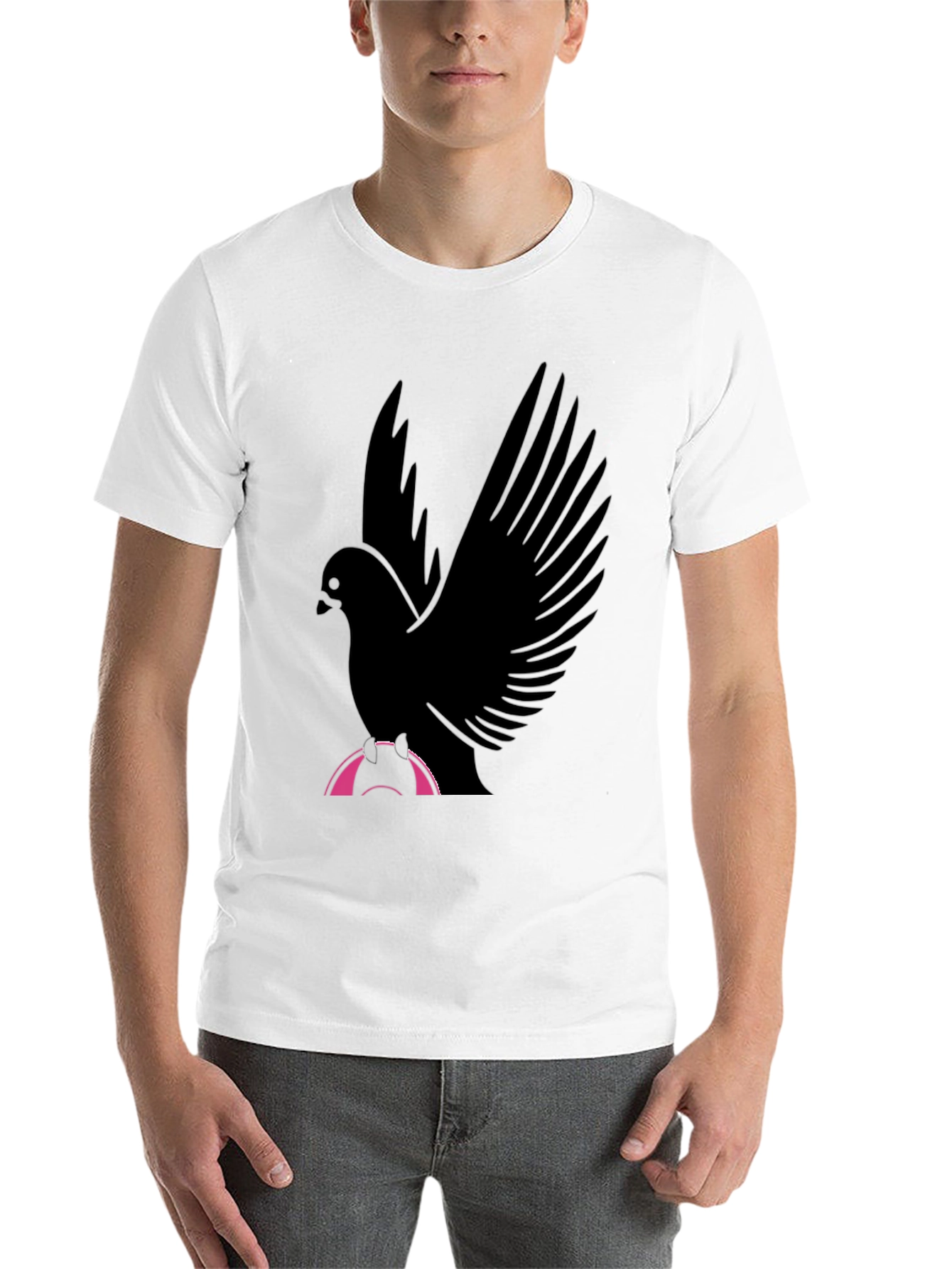 Black Bird Graphic T-Shirt - Stylish Men's Tee view 14