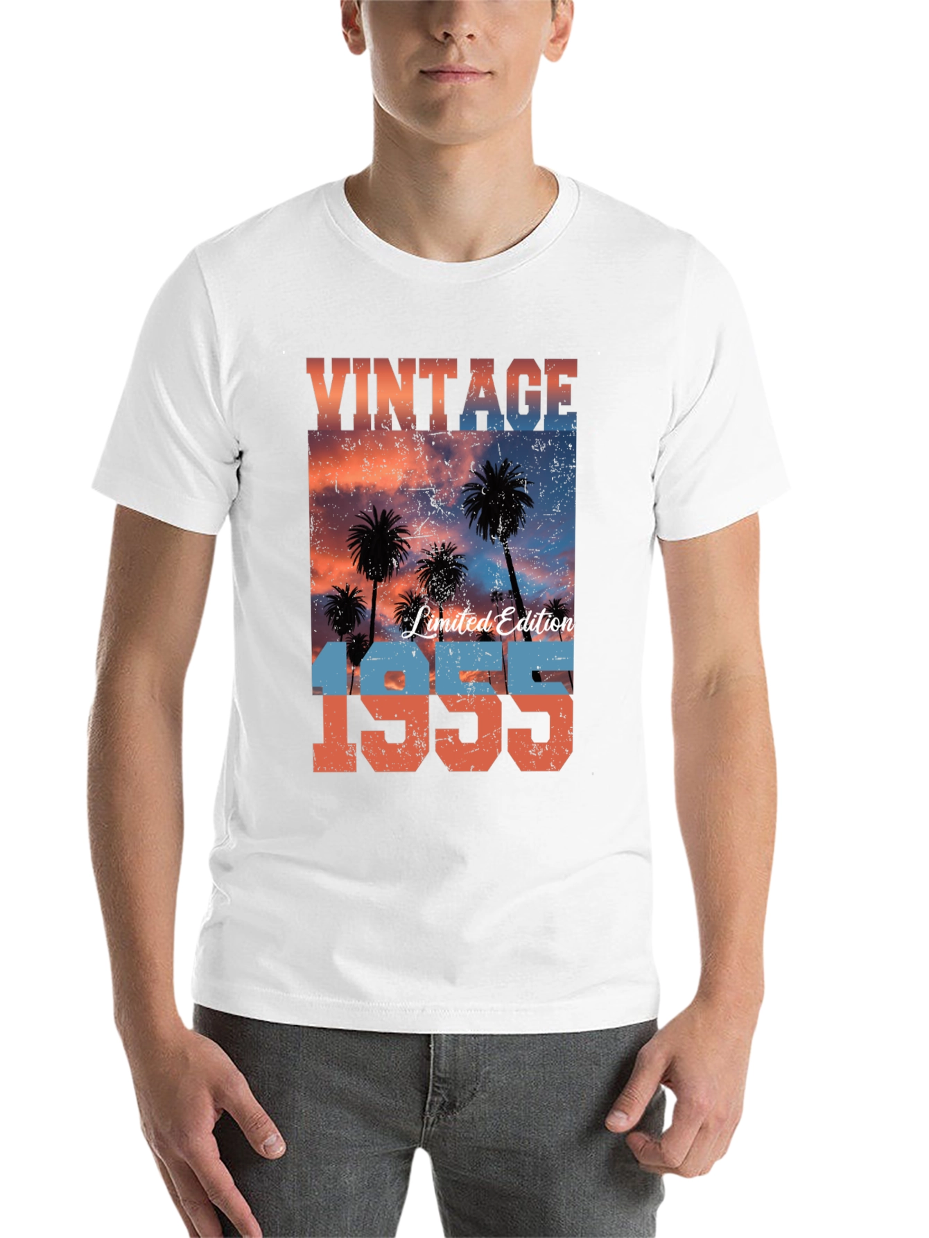Black Vintage 1955 Limited Edition T-Shirt view 14