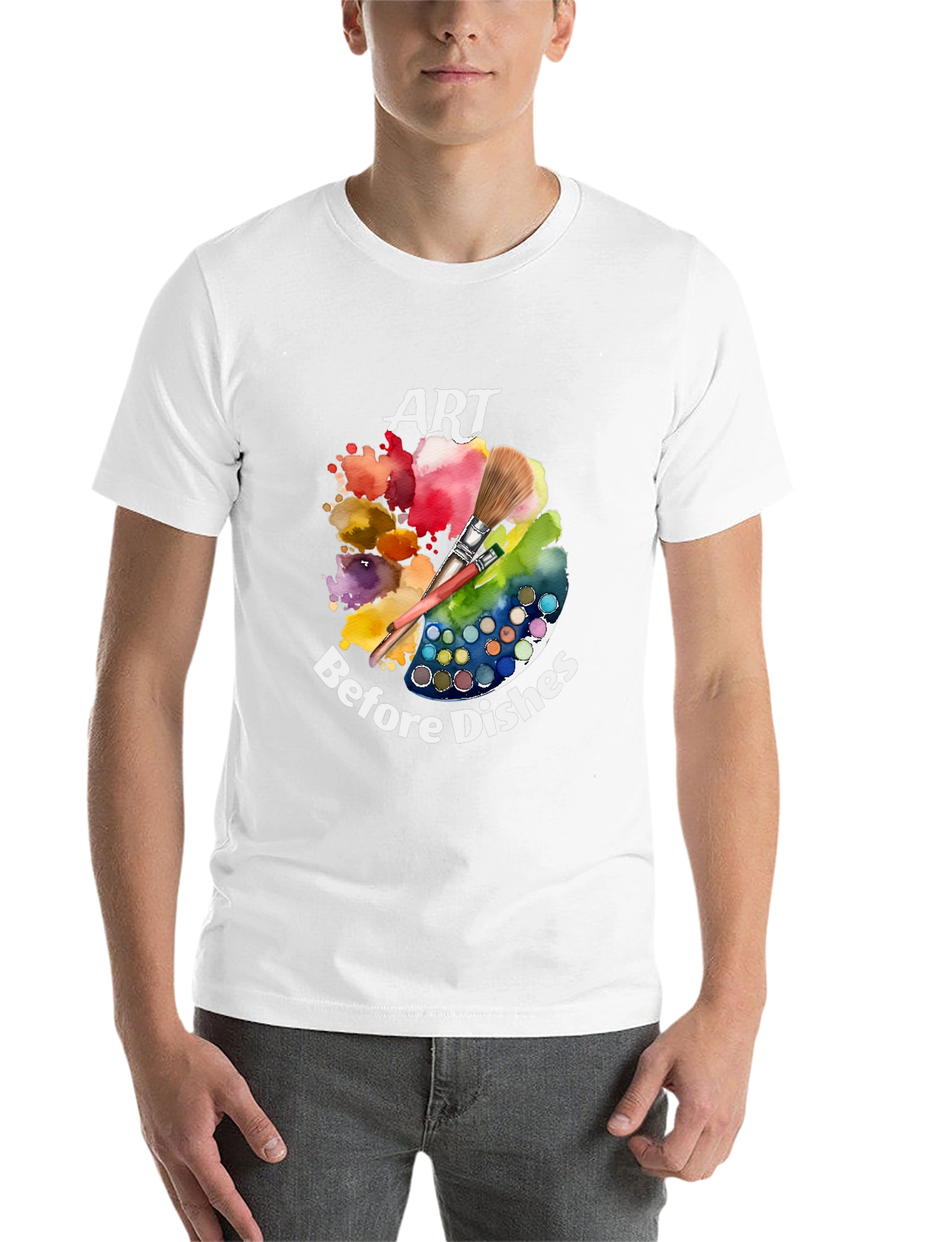 Art Before Dishes T-Shirt - 14