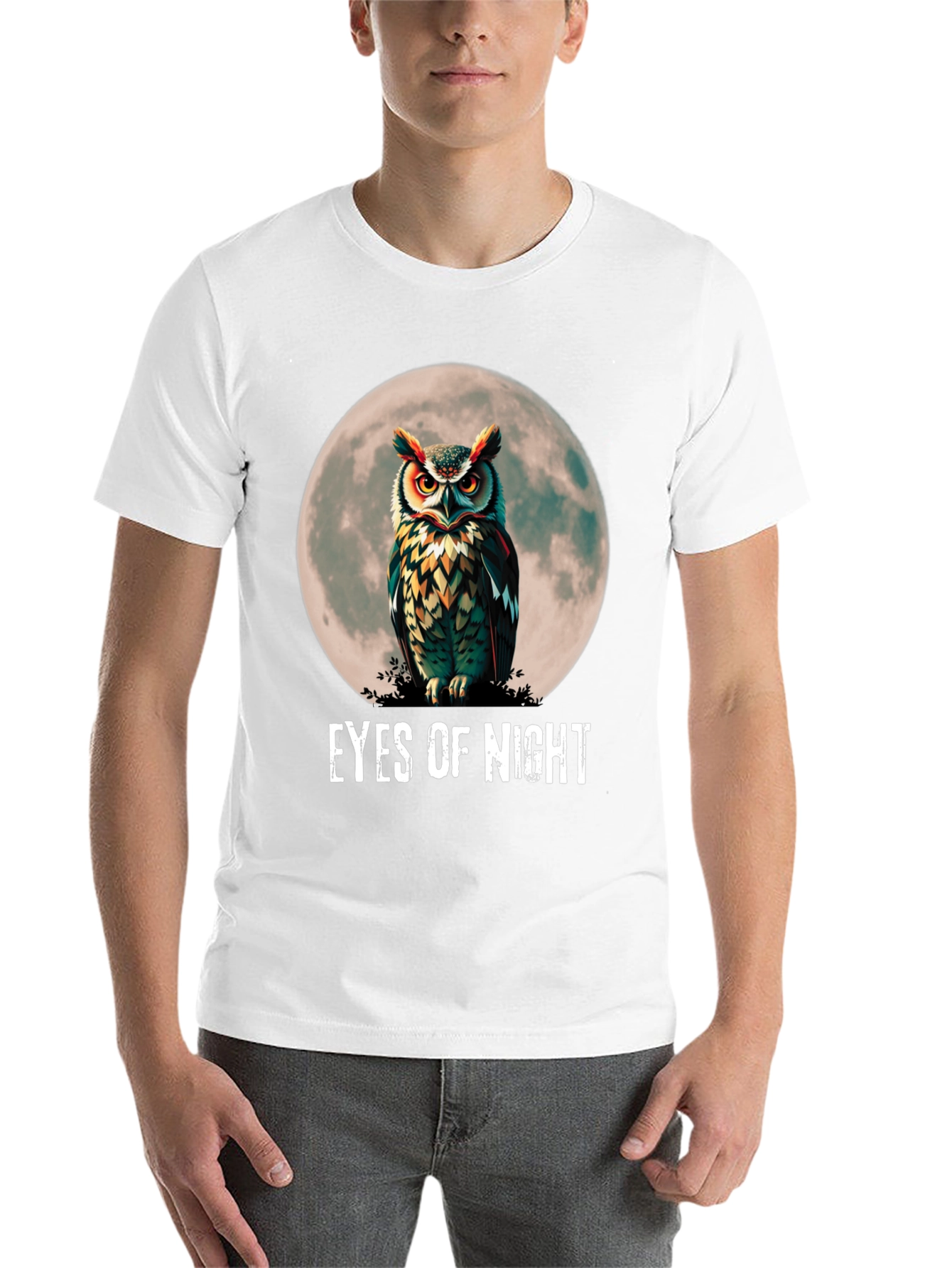 Black Eyes of Night Owl Graphic Tee view 14