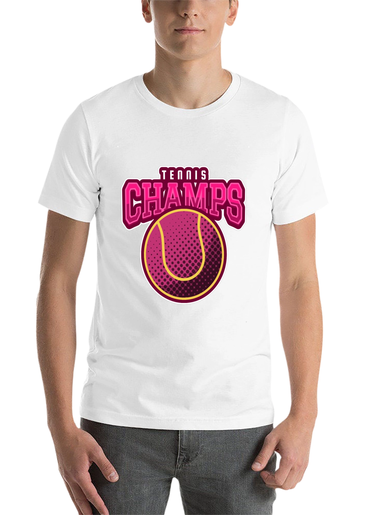 Black Tennis Champs Graphic Tee view 14