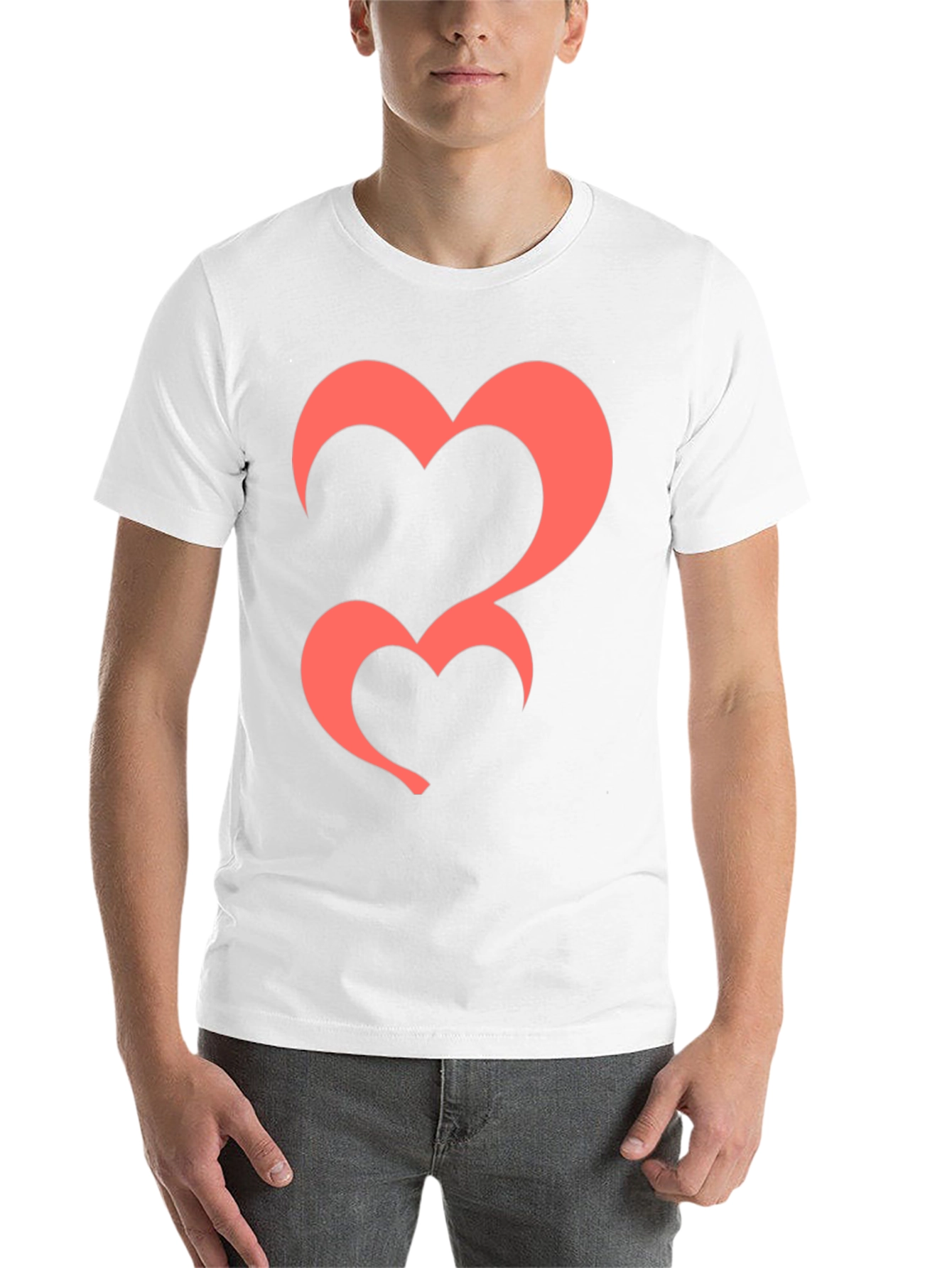 Black Heart Graphic Tee - Black Casual T-Shirt view 14