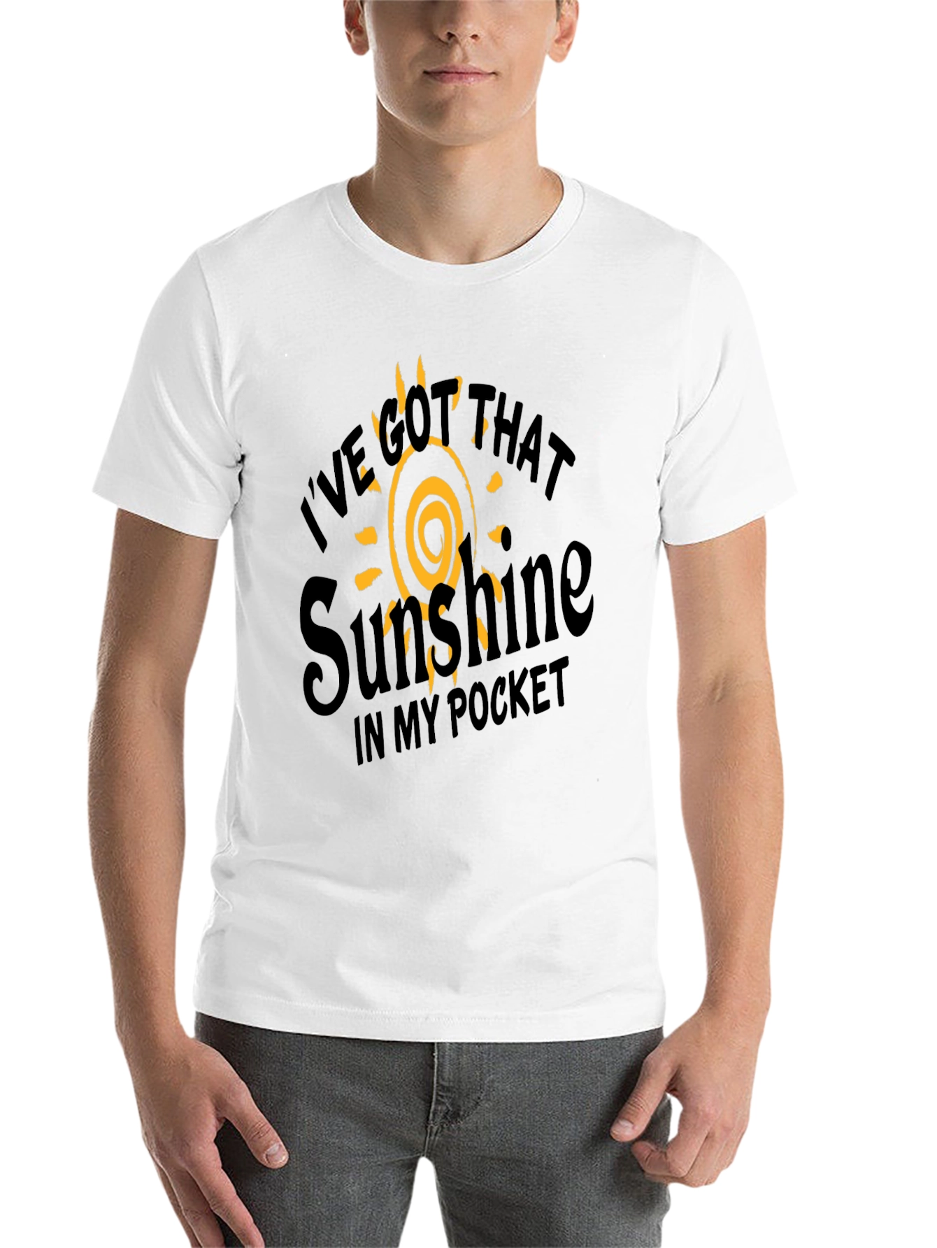 Black Sunshine in My Pocket Graphic T-Shirt view 14