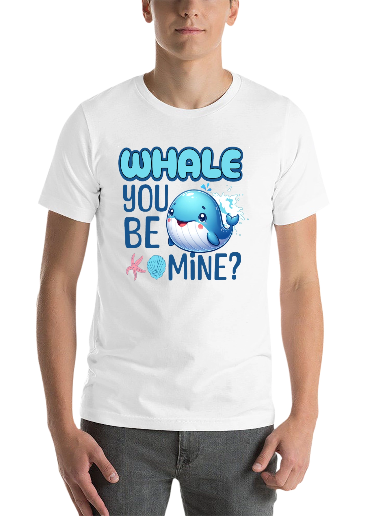 Black Whale You Be Mine? T-Shirt view 14