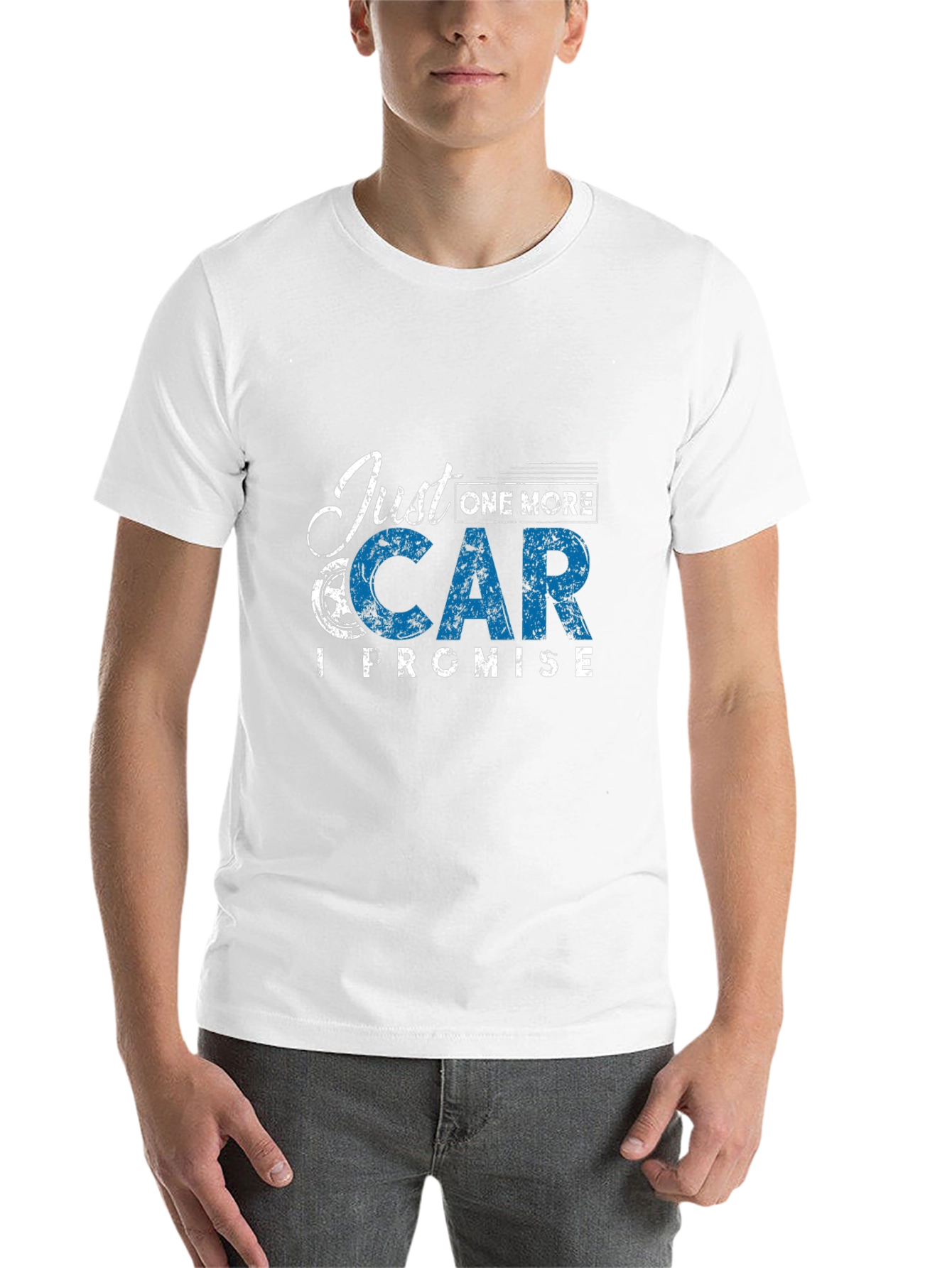 Black Just One More Car T-Shirt view 14