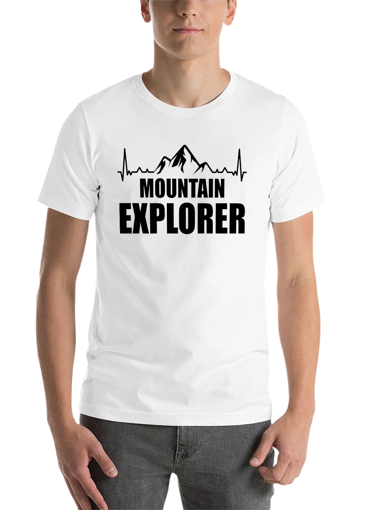 Mountain Explorer Black Graphic Tee - 14