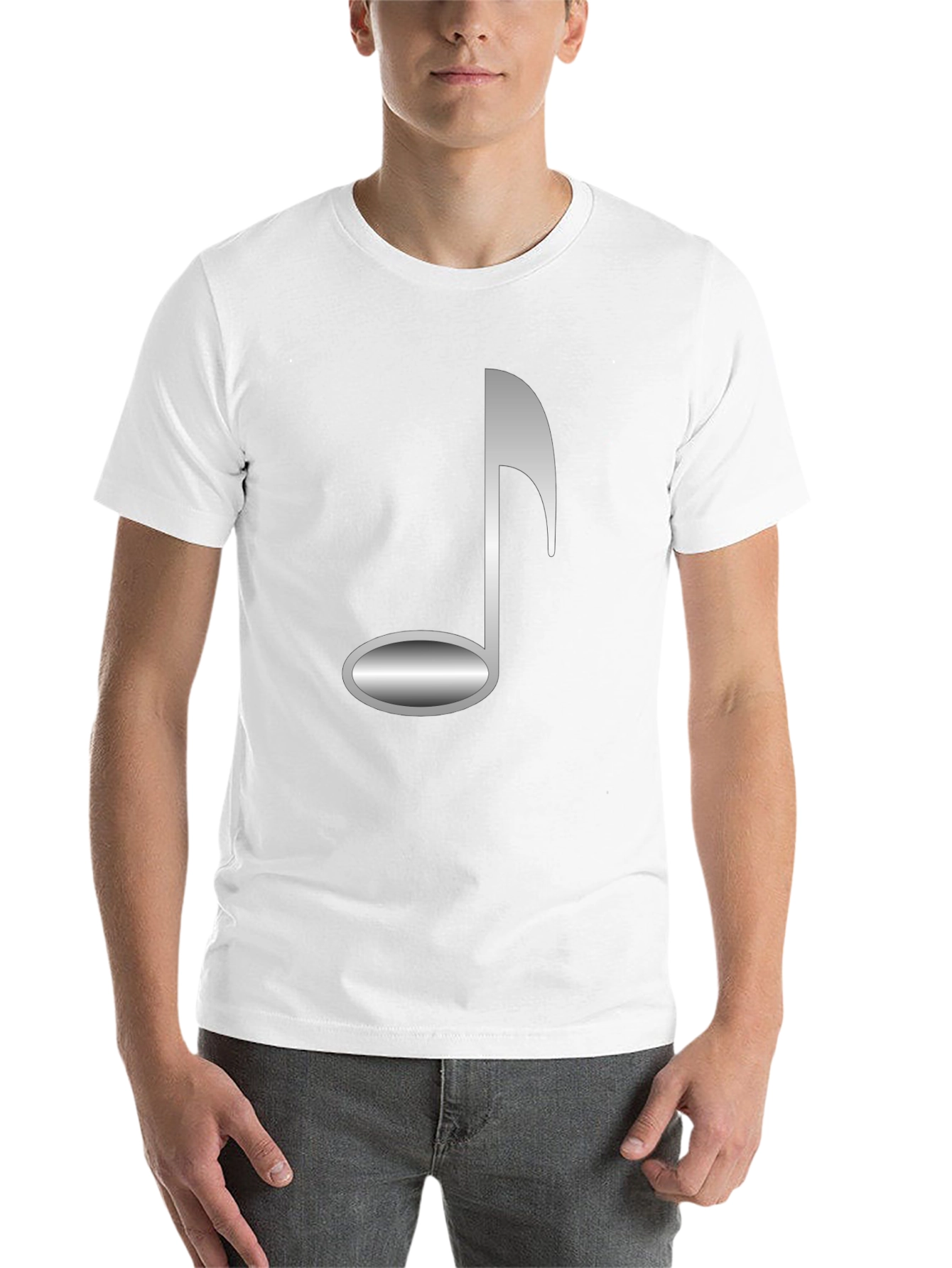 Black Music Note Graphic Tee - Stylish & Unique! view 14