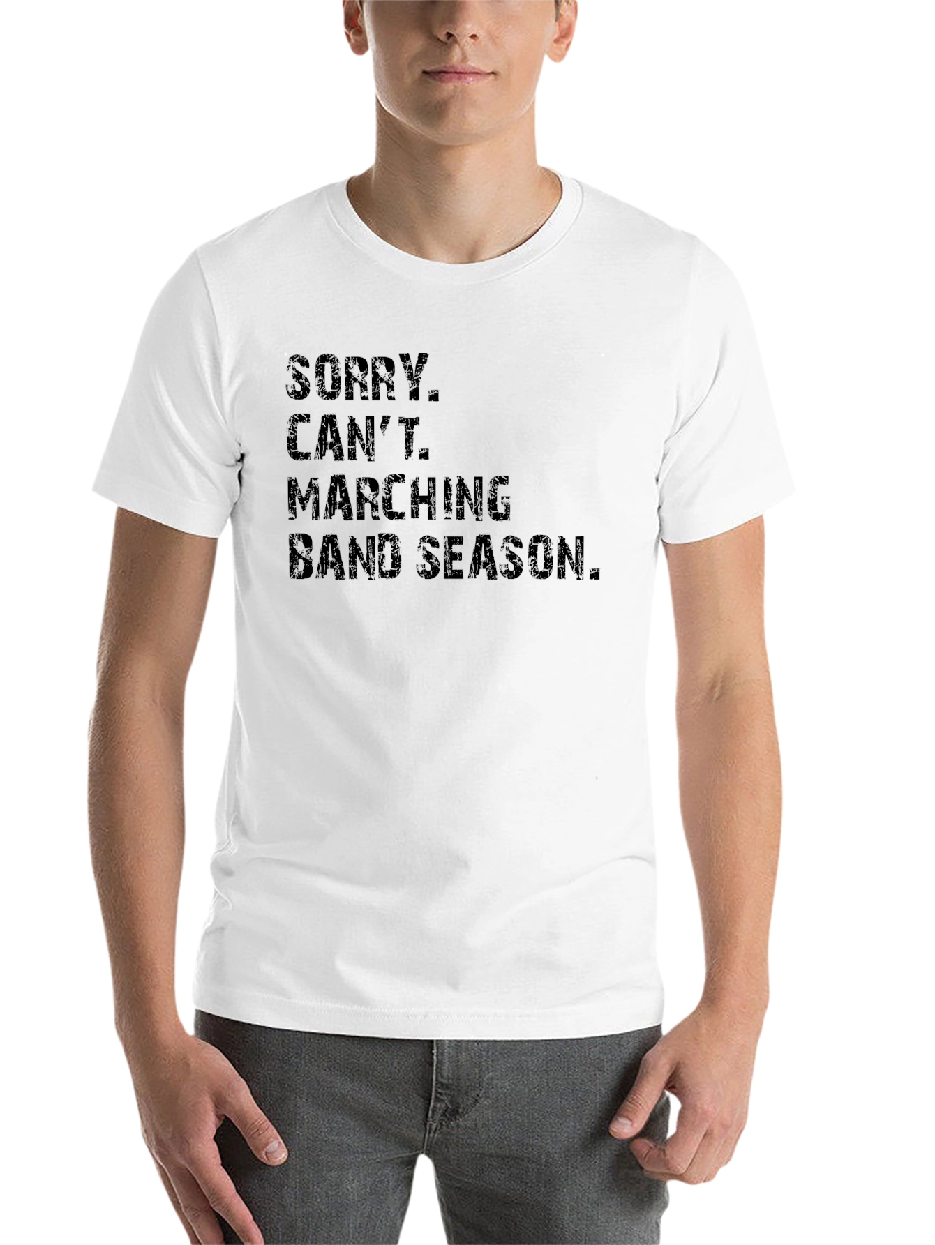 Black Marching Band Season T-Shirt Funny Tee view 14