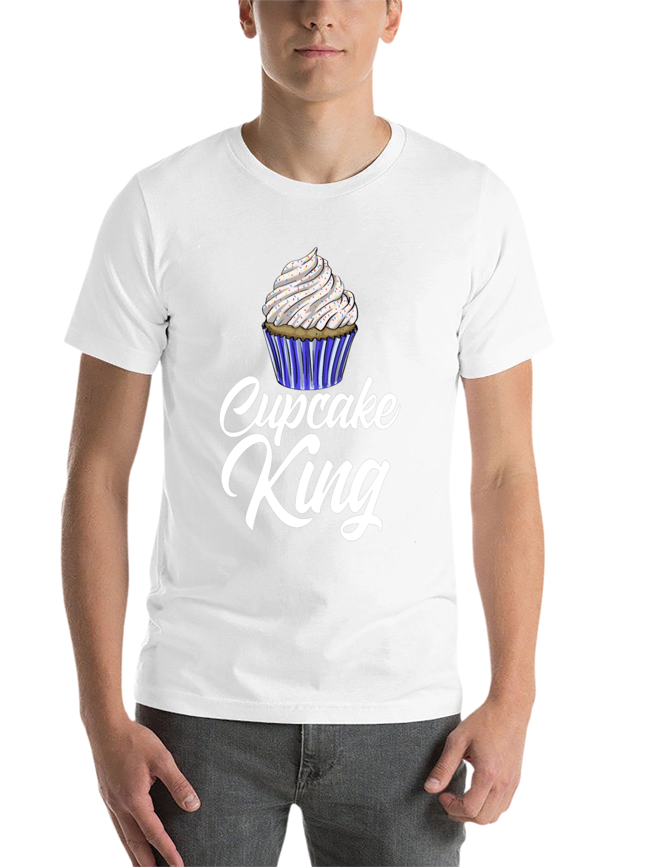 Black Cupcake King Graphic T-Shirt view 14