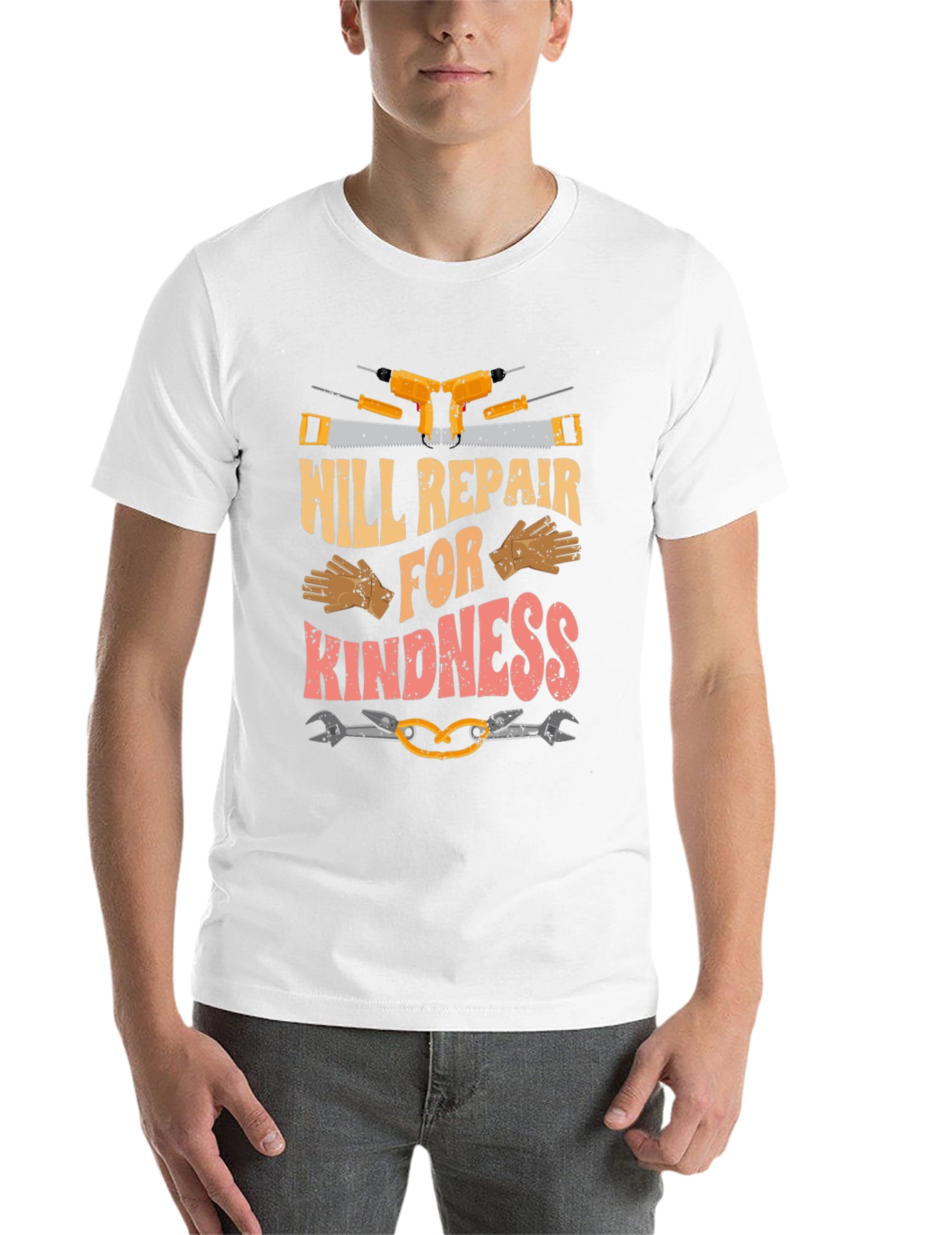 Black Will Repair for Kindness T-Shirt view 14
