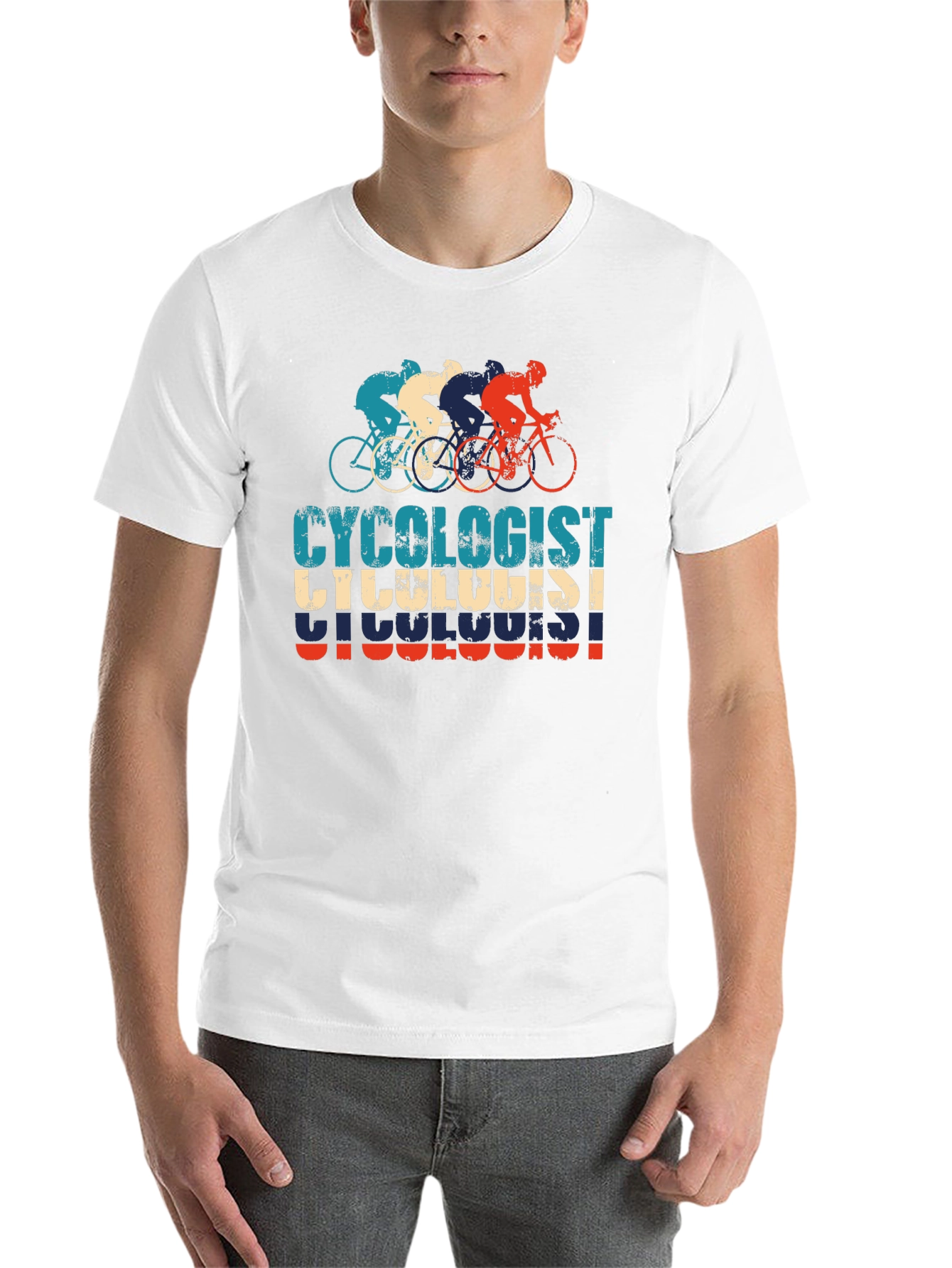 Cycologist T-Shirt - Vintage Style Cycling Tee - 14