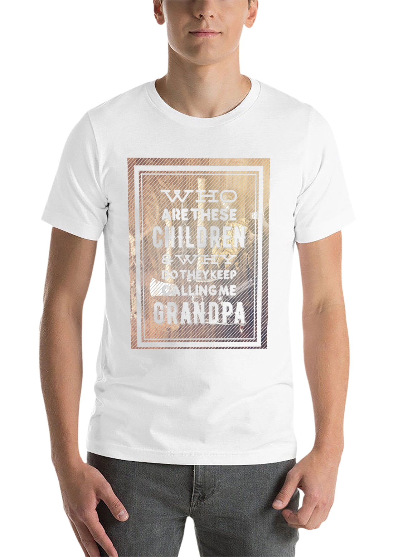 Black Who Are These Children? Grandpa T-Shirt view 14
