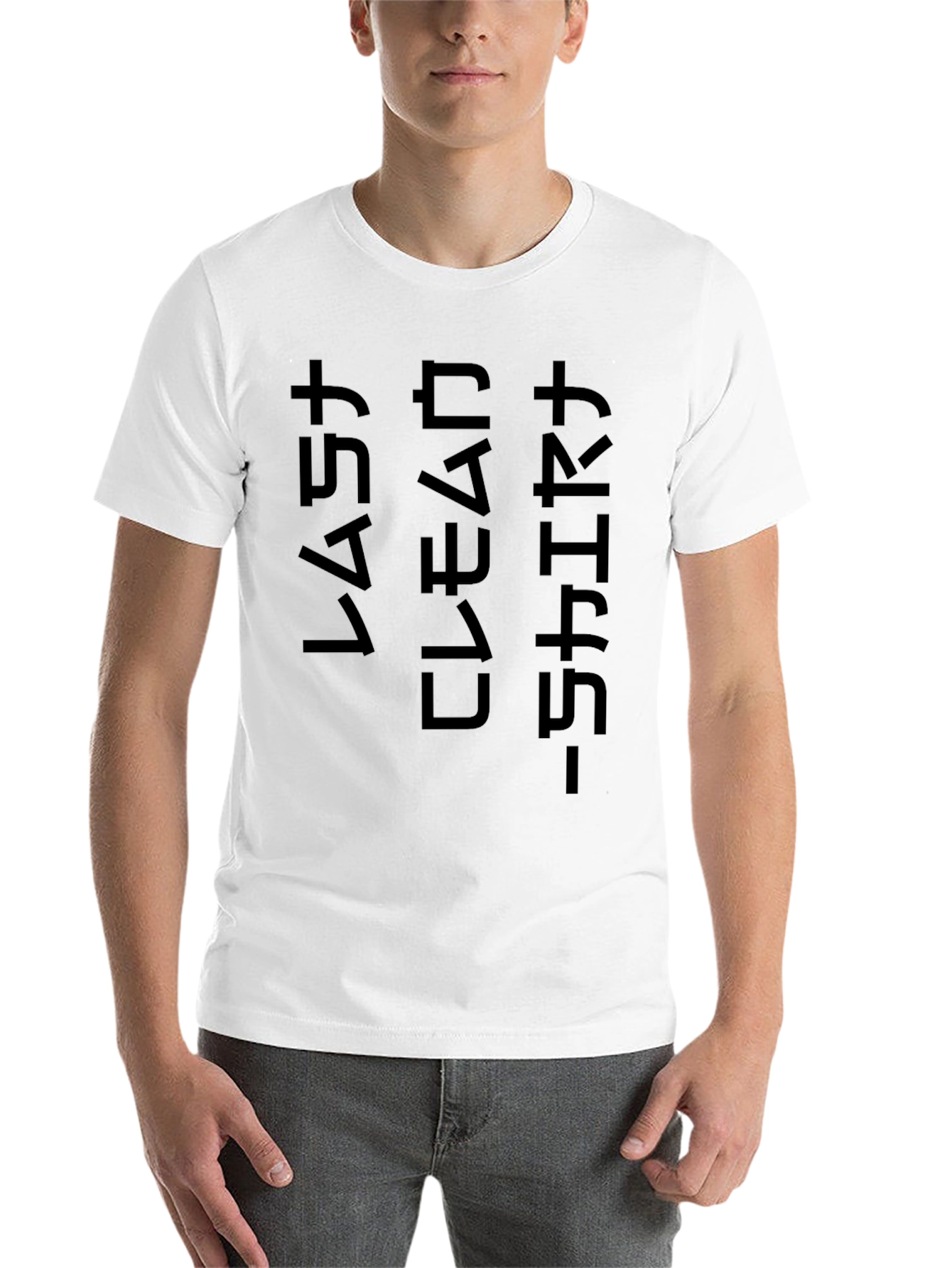 Black Last Clean Shirt Graphic Tee - Black view 14