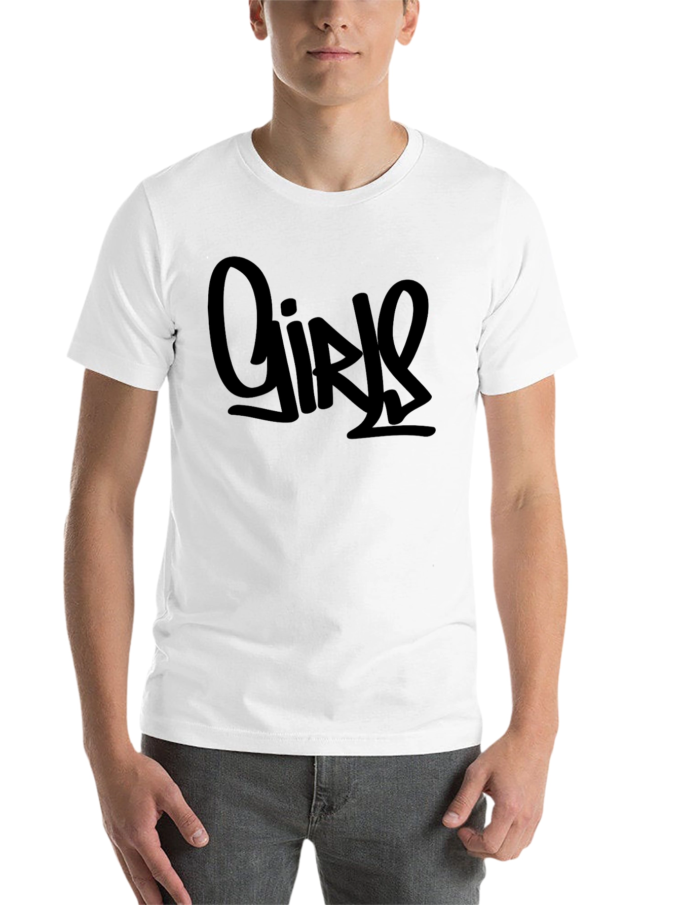 Black Girls Graphic Black T-Shirt view 14