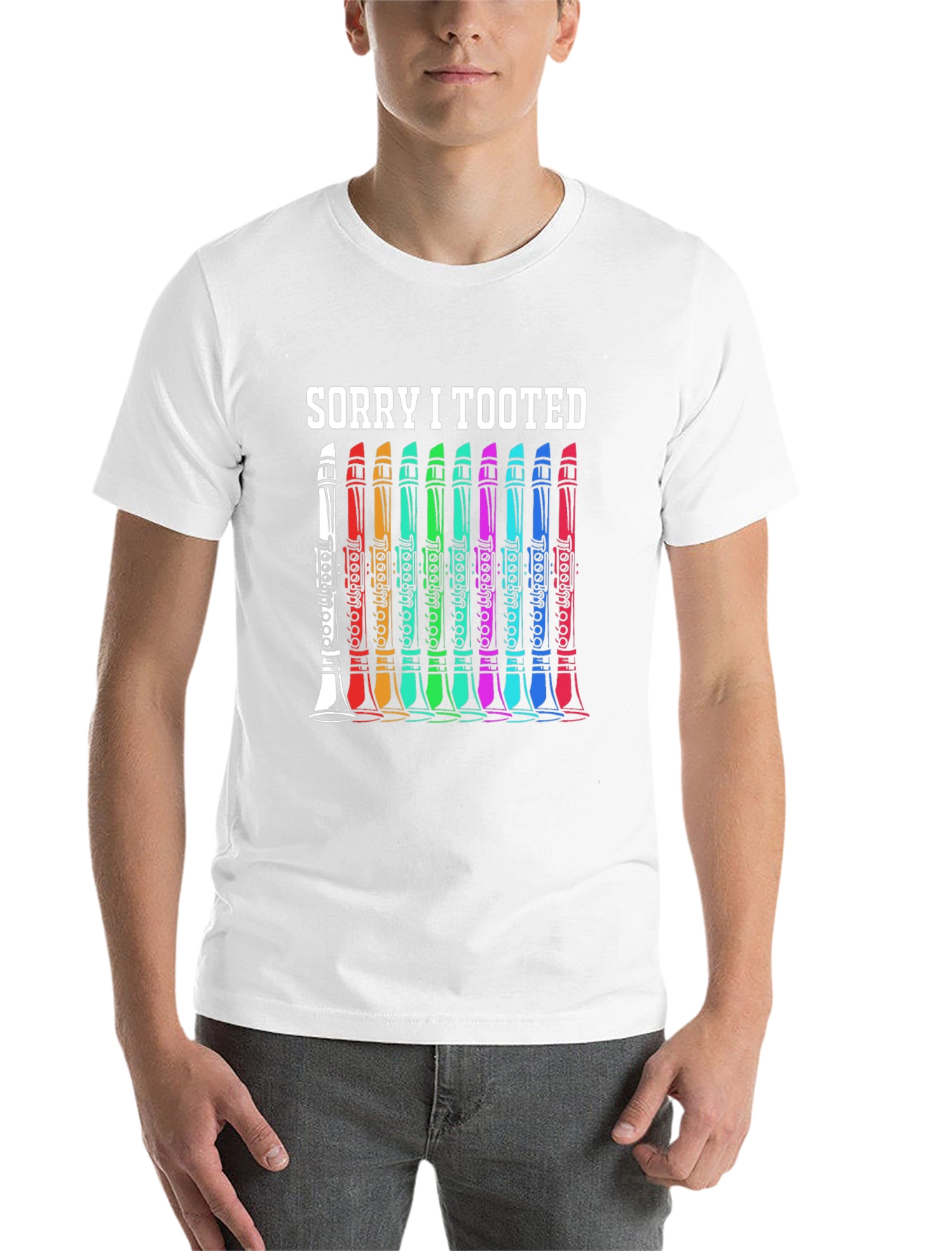 Sorry I Tooted Flute T-Shirt - 14