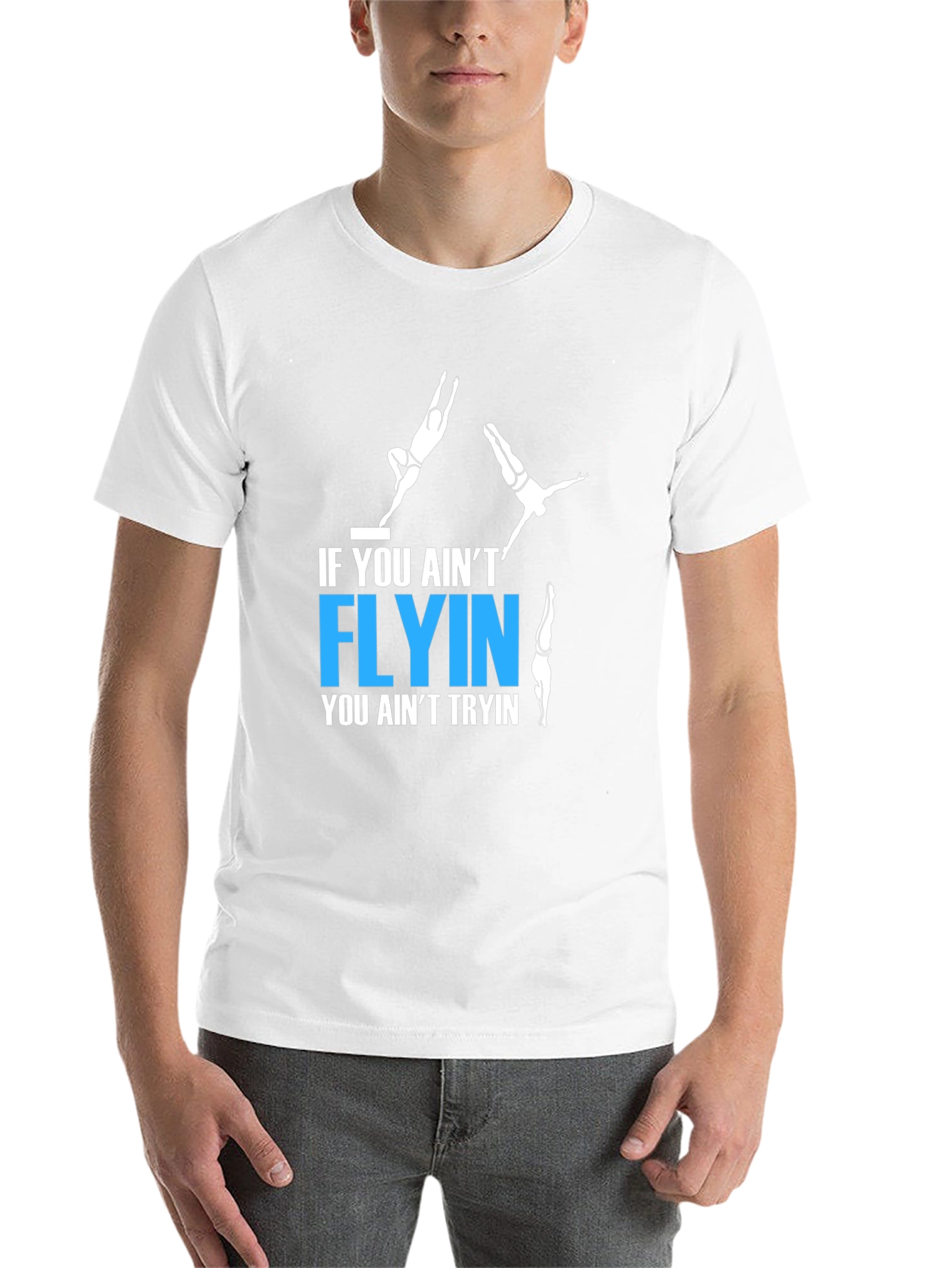 Black If You Ain't Flyin' T-Shirt view 14