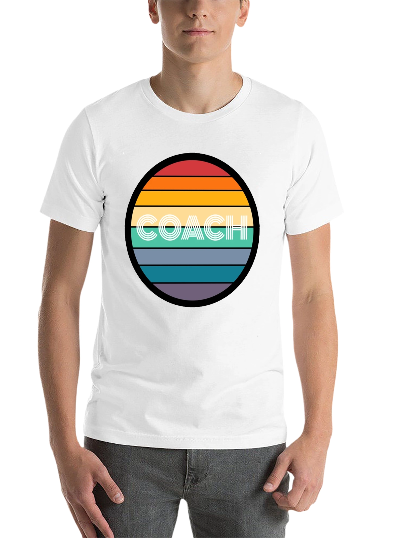 Black Retro Sunset Coach T-Shirt - Vintage Style Tee view 14