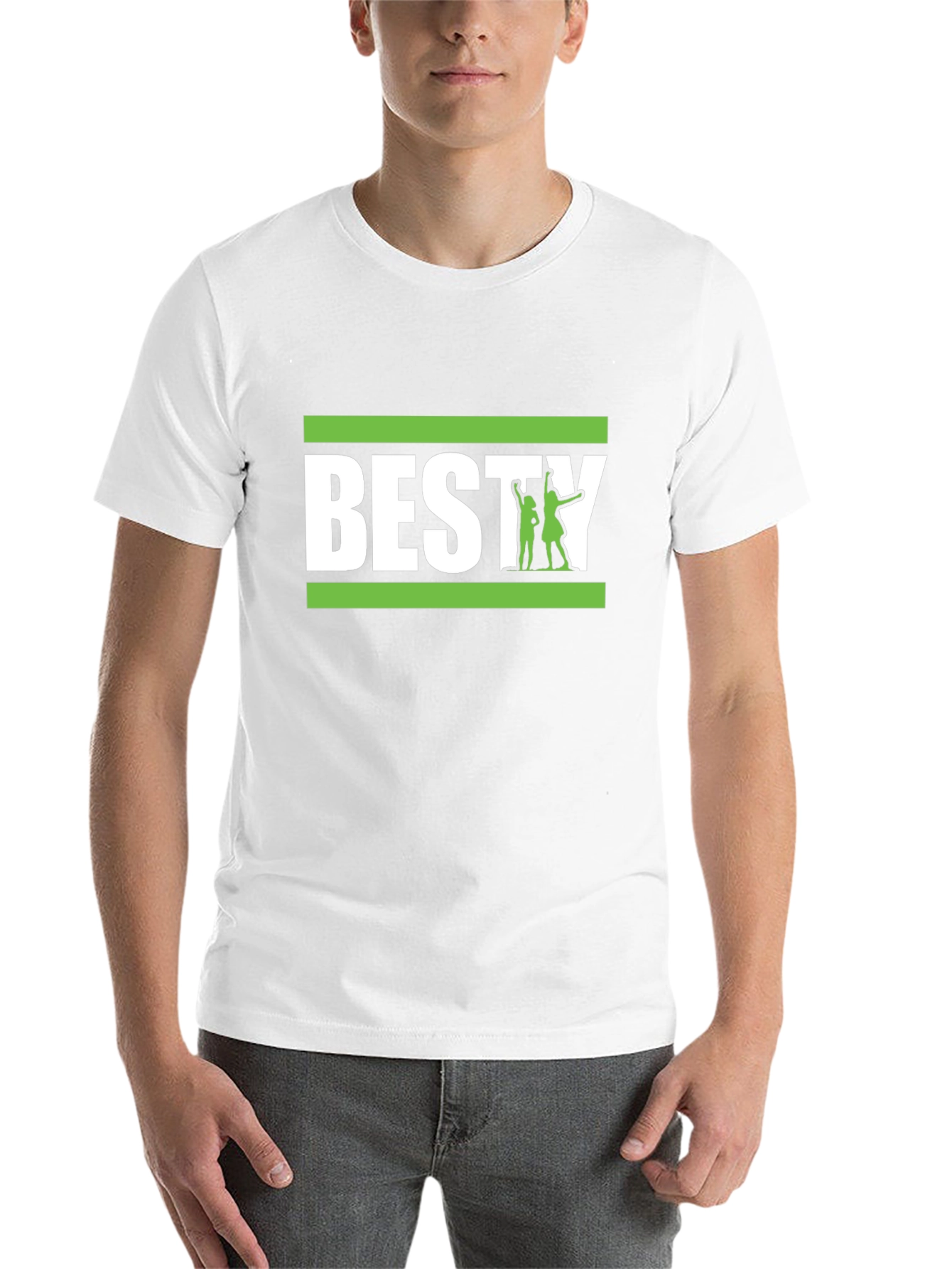 Black Besty Graphic Tee - Black Cotton Blend T-Shirt view 14