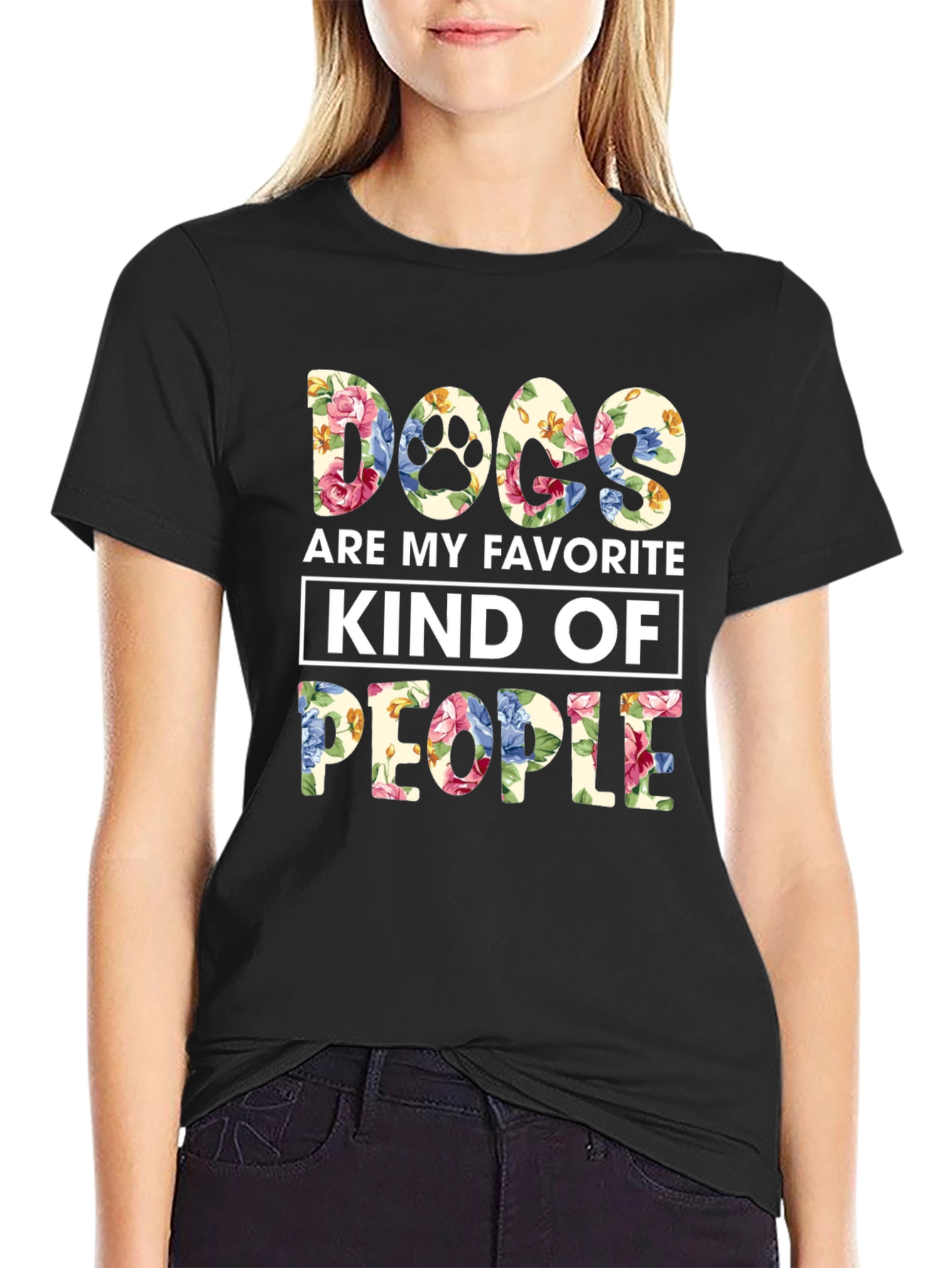 Black Dogs Are My Favorite Kind Of People T-Shirt view 2
