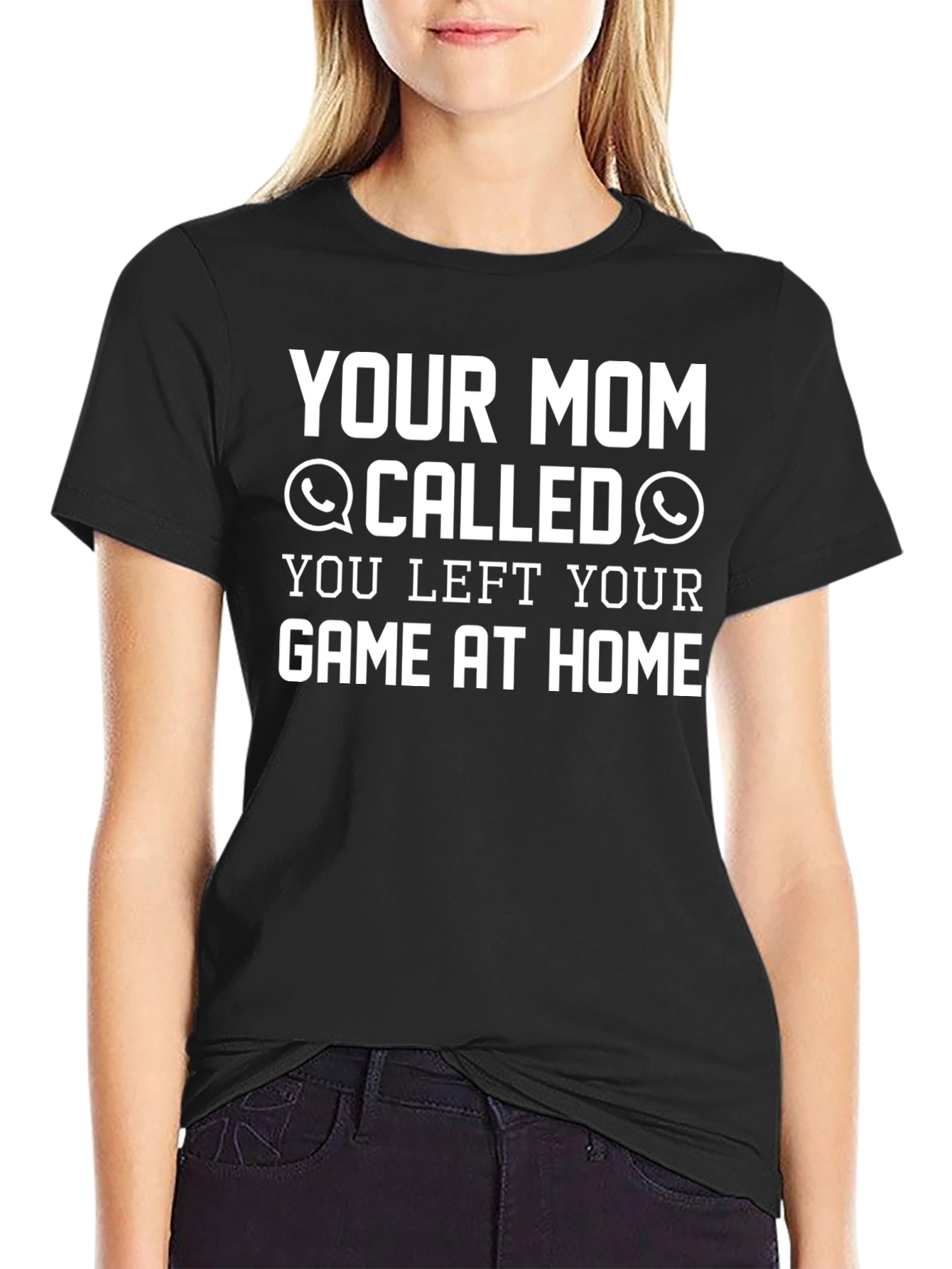 Black Your Mom Called T-Shirt - Gamer Gift view 2
