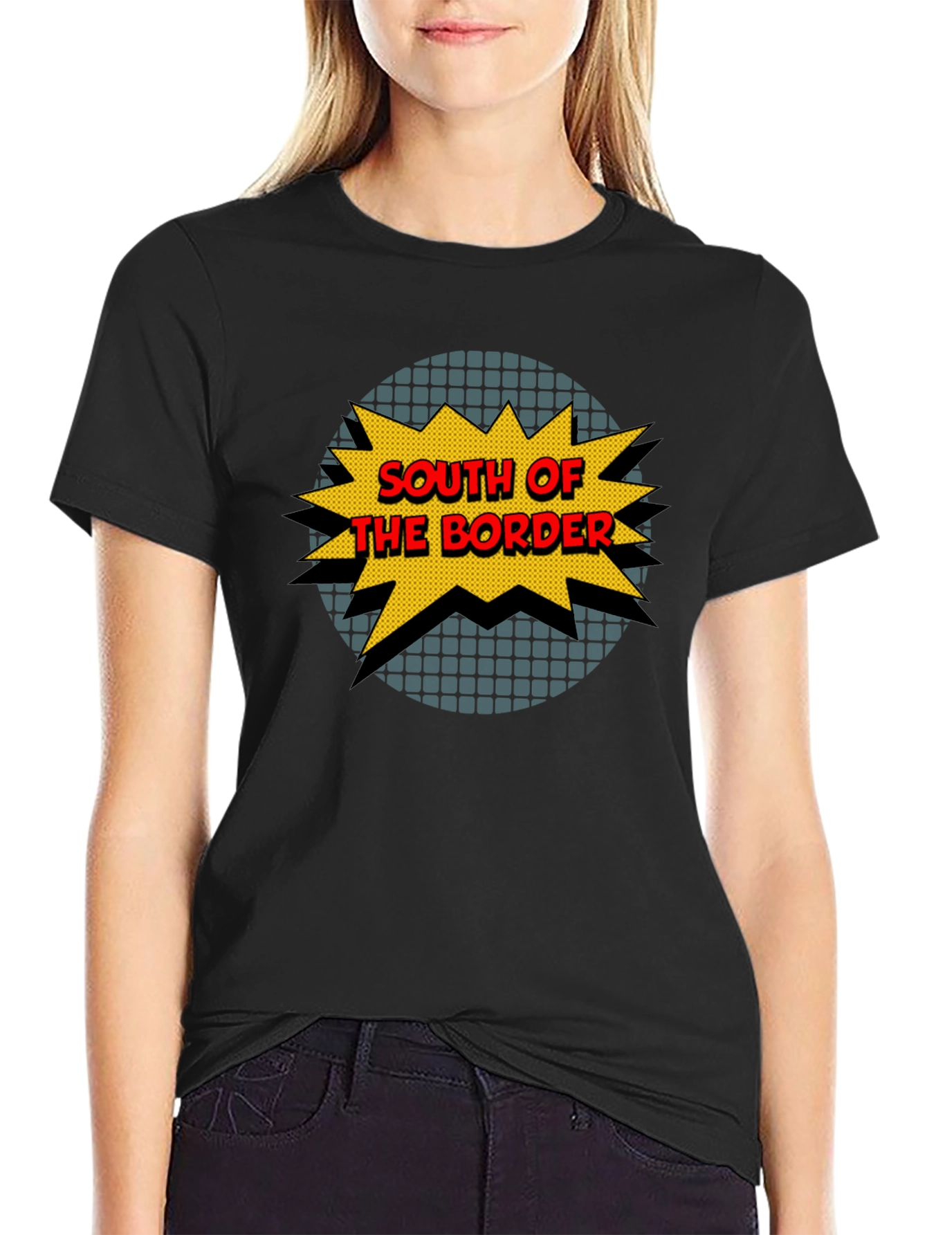 Black South of the Border Graphic Tee view 2