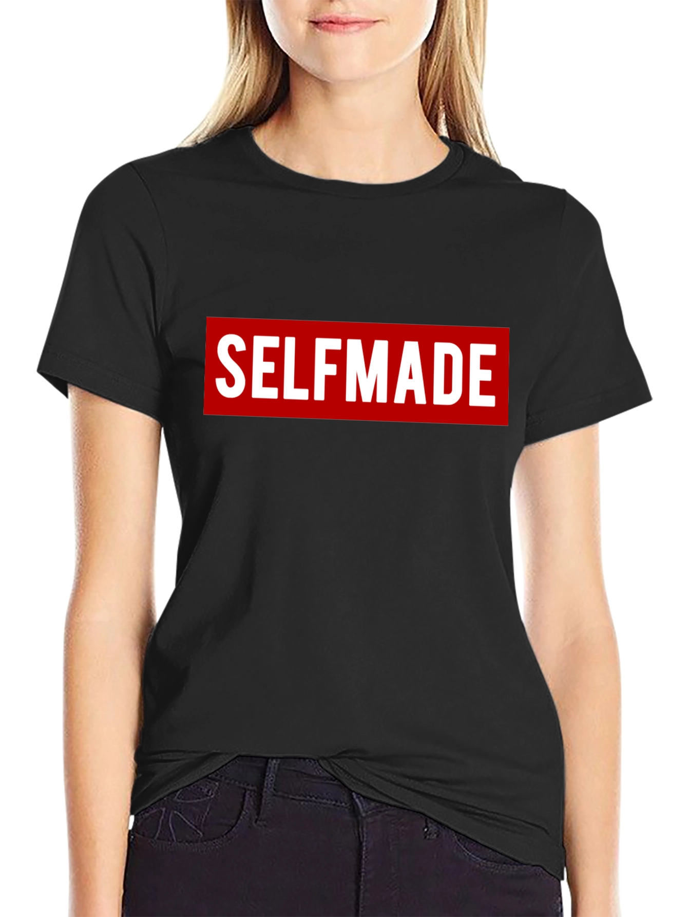 Black Selfmade Graphic T-Shirt - Black view 2