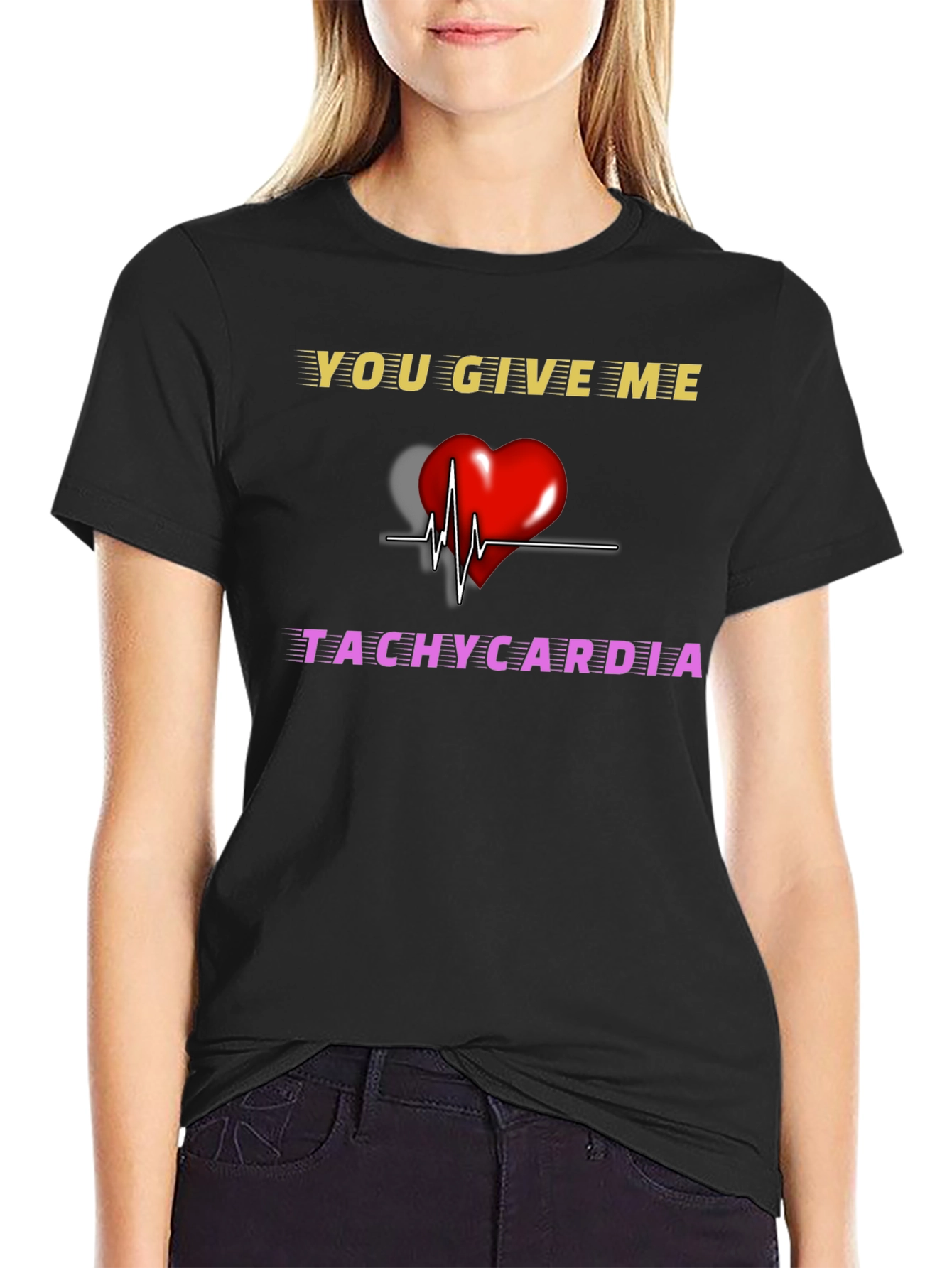 You Give Me Tachycardia Graphic T-Shirt - 2
