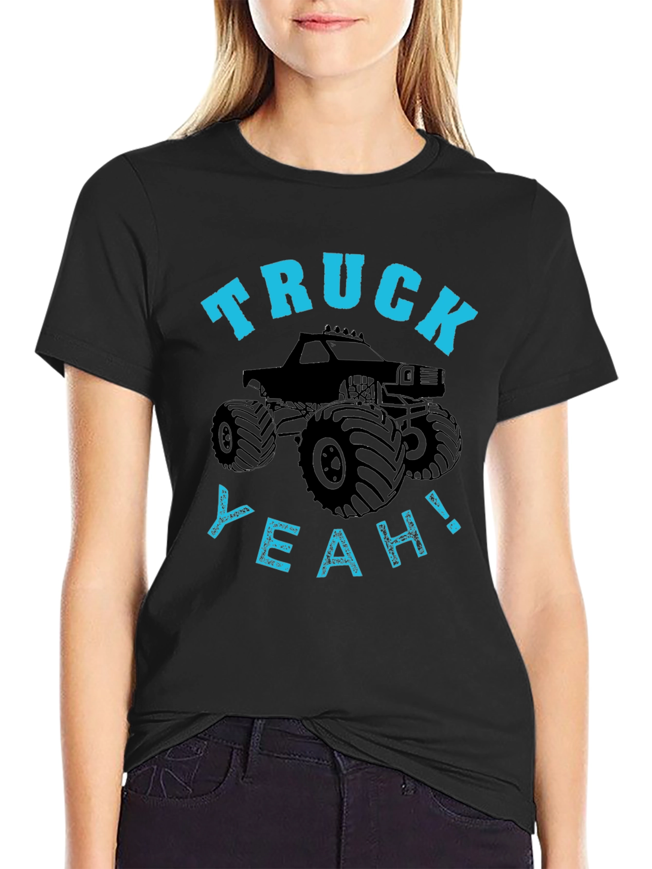 Black Truck Yeah! Graphic Tee view 2