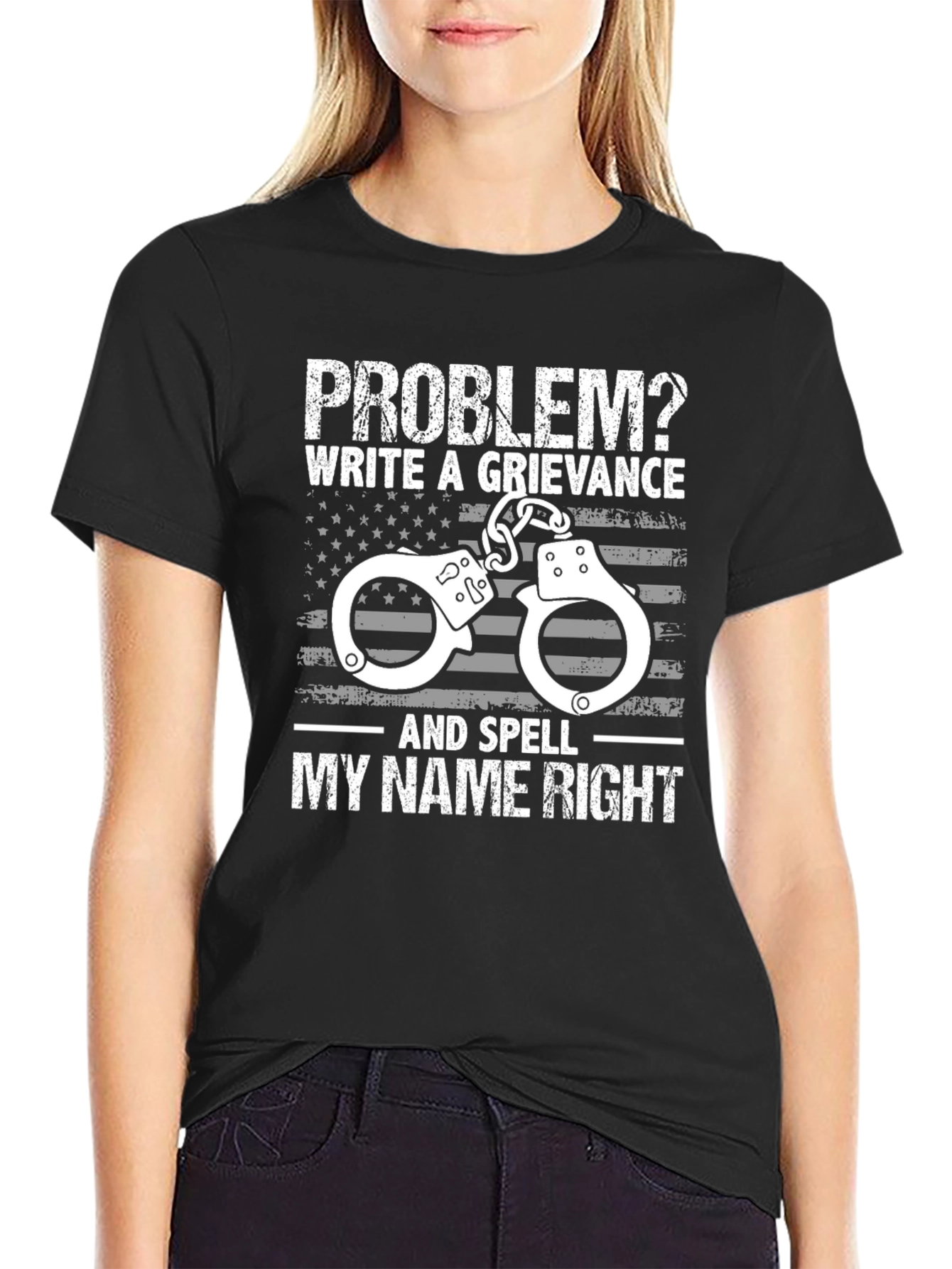Black Problem? Grievance T-Shirt view 2