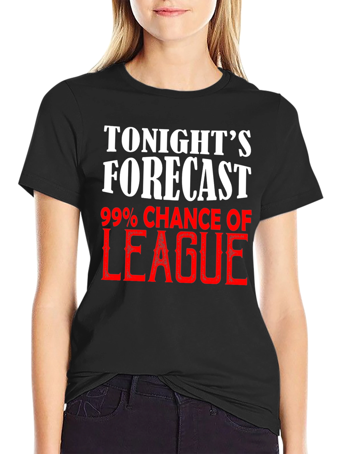 Black Funny League of Legends Gamer T-Shirt view 2