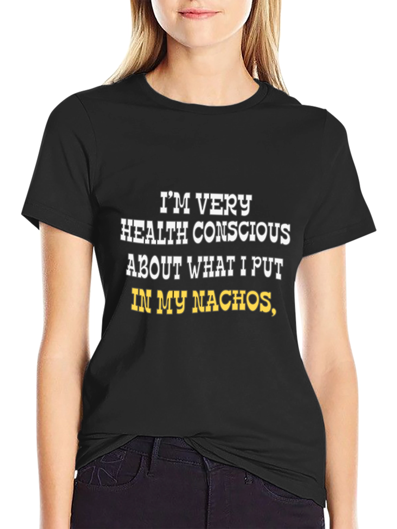 Health Conscious Nachos Funny T-Shirt - 2