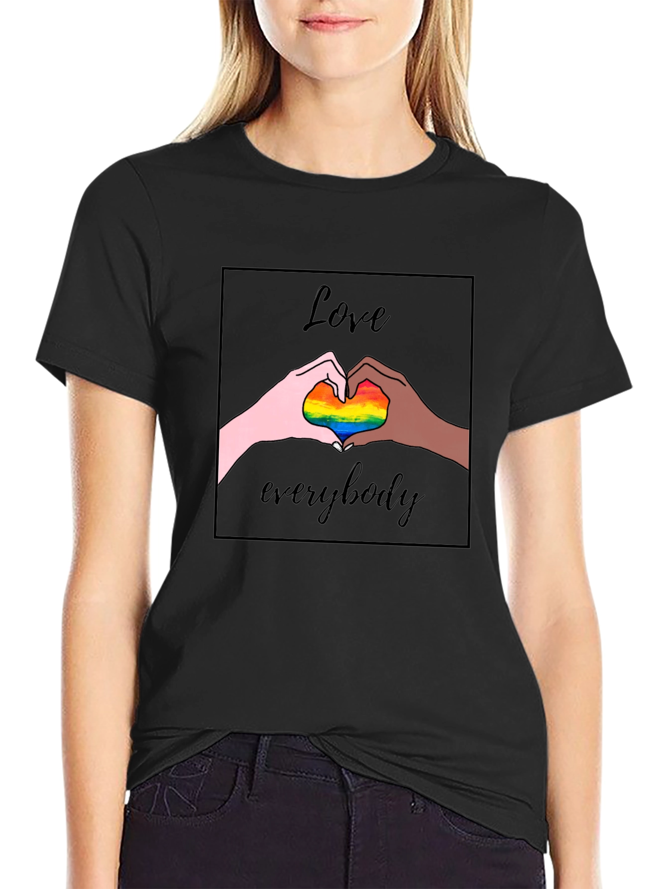 Black Love Everybody Graphic Tee - Pride view 2
