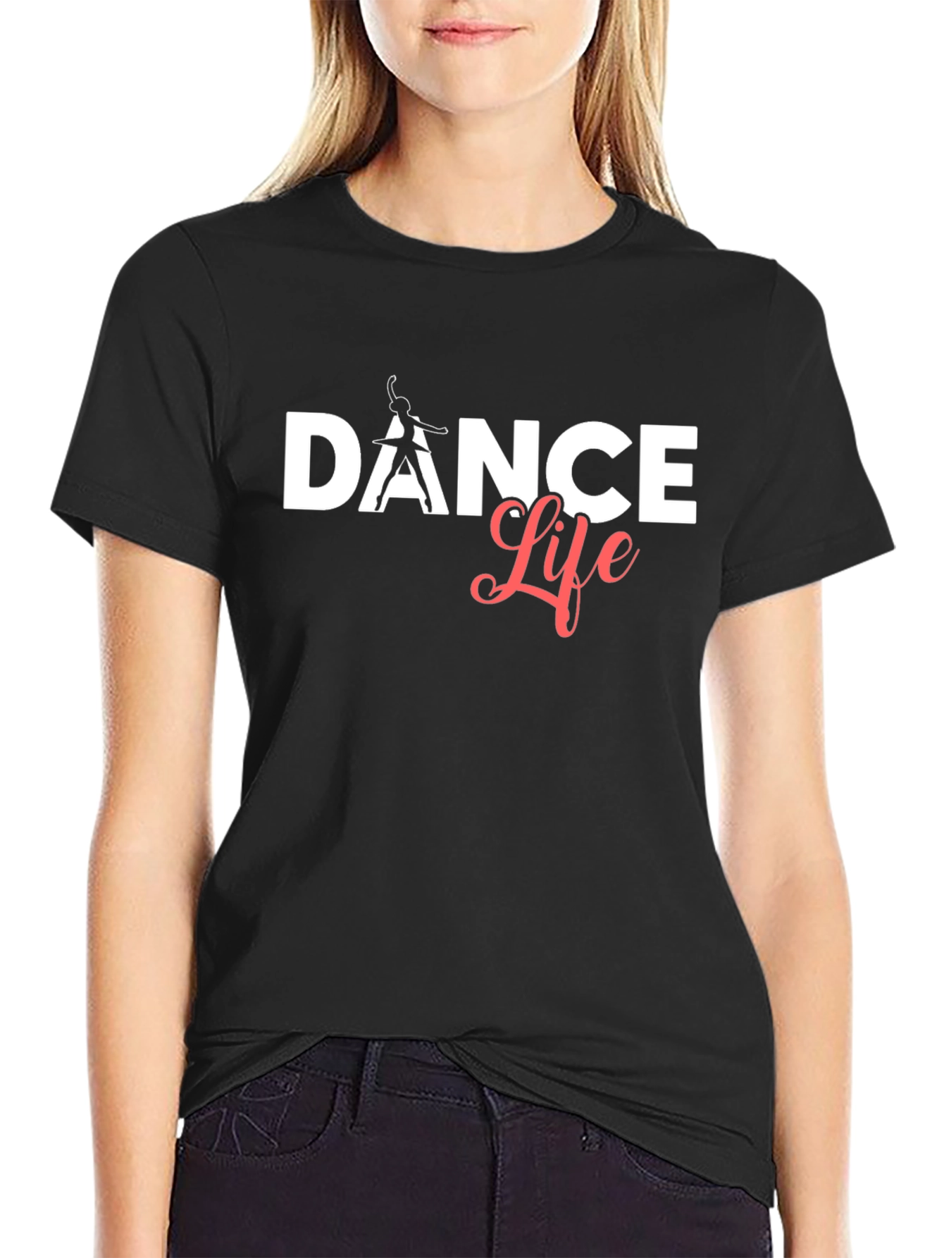 Black Dance Life T-Shirt - Stylish & Comfortable view 2