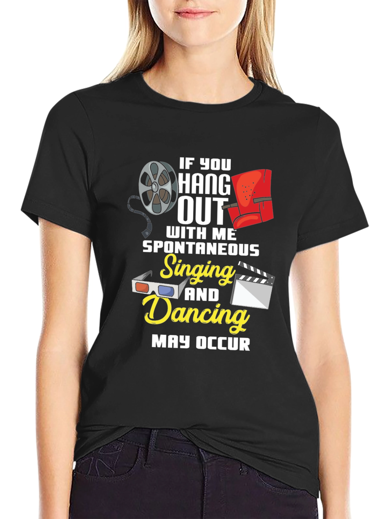 Movie Lover's T-Shirt: Spontaneous Singing & Dancing - 2