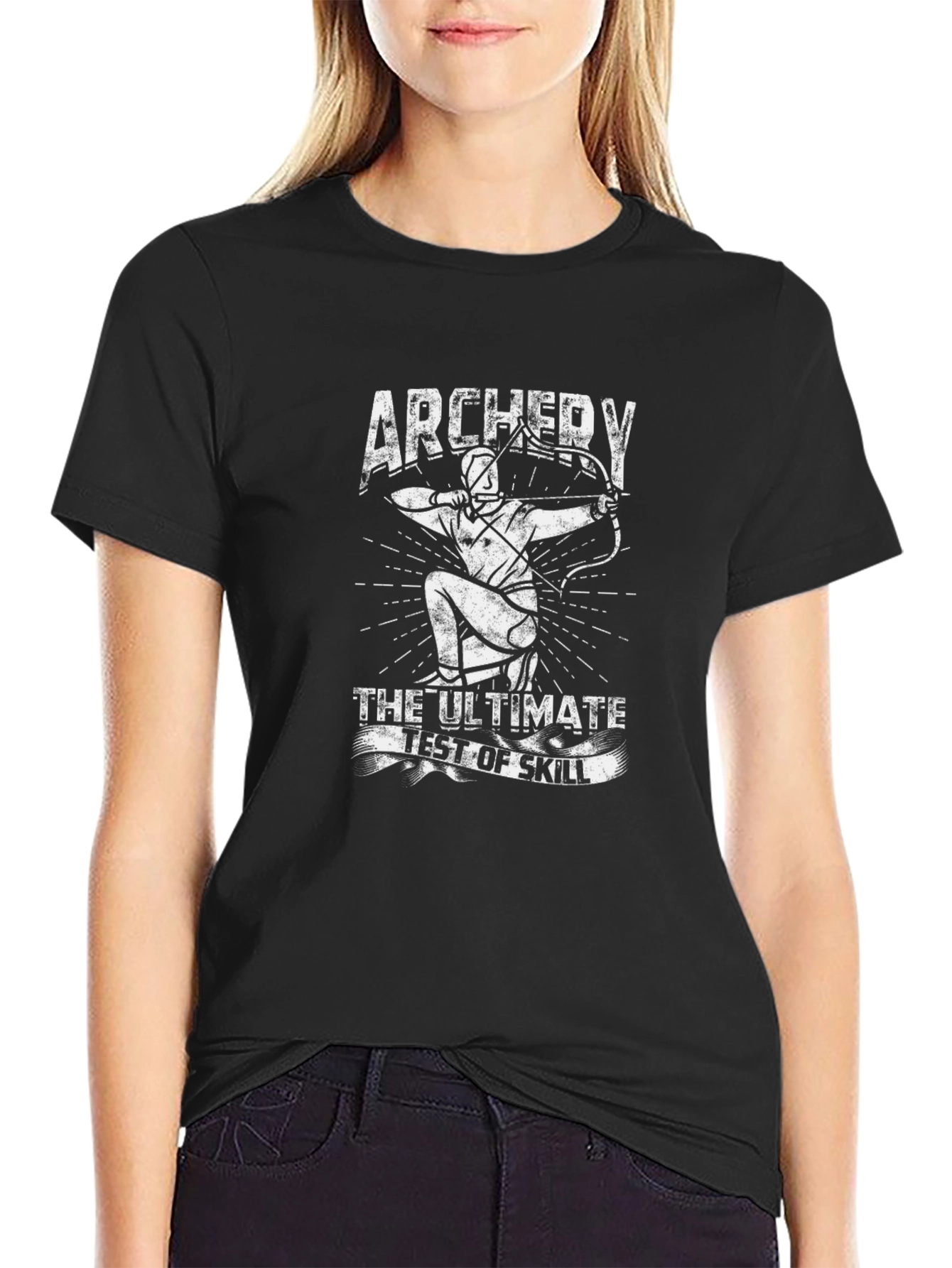 Black Archery Ultimate Skill Black Graphic Tee view 2