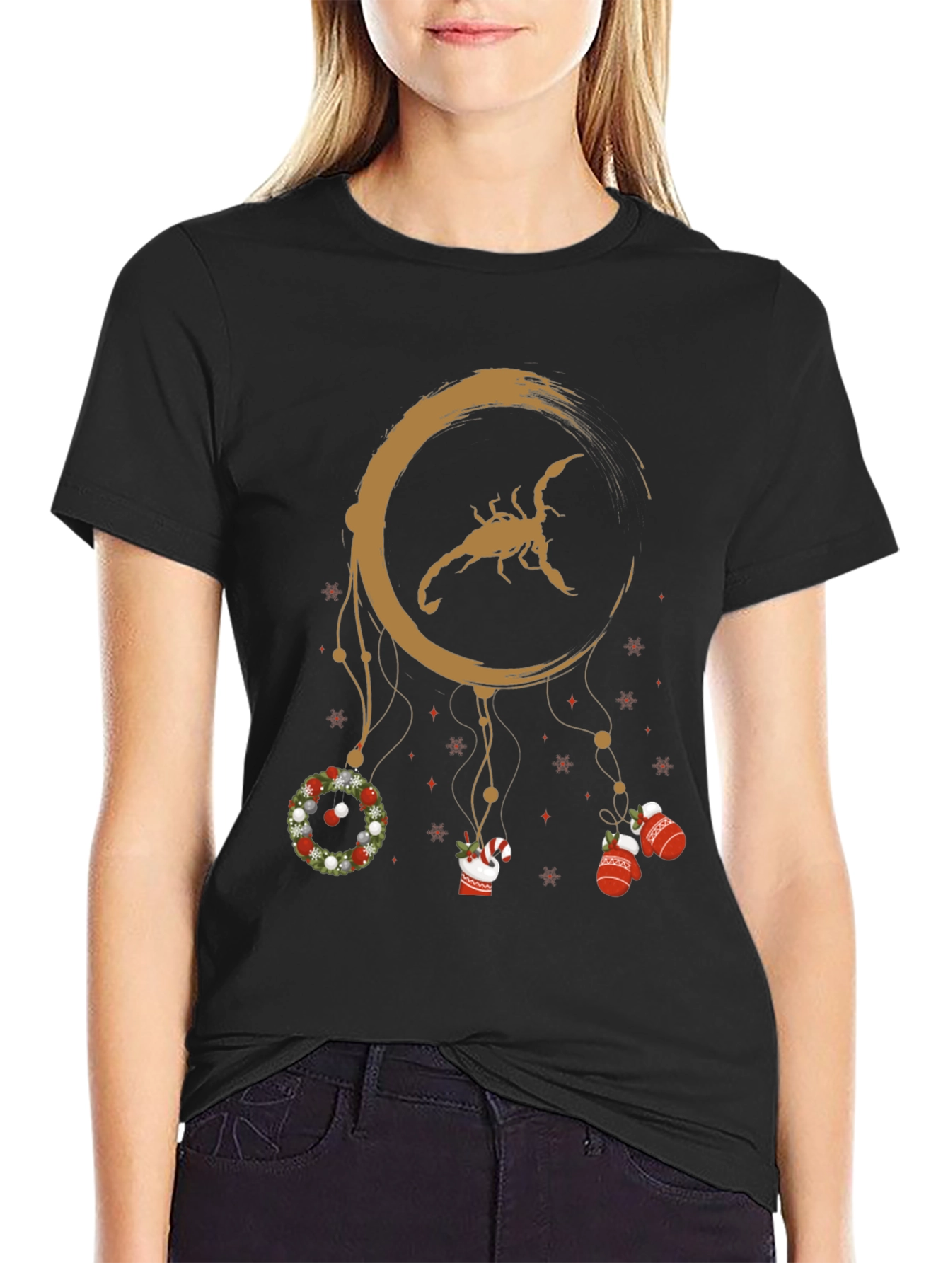 Black Scorpion Dreamcatcher Graphic Tee view 2