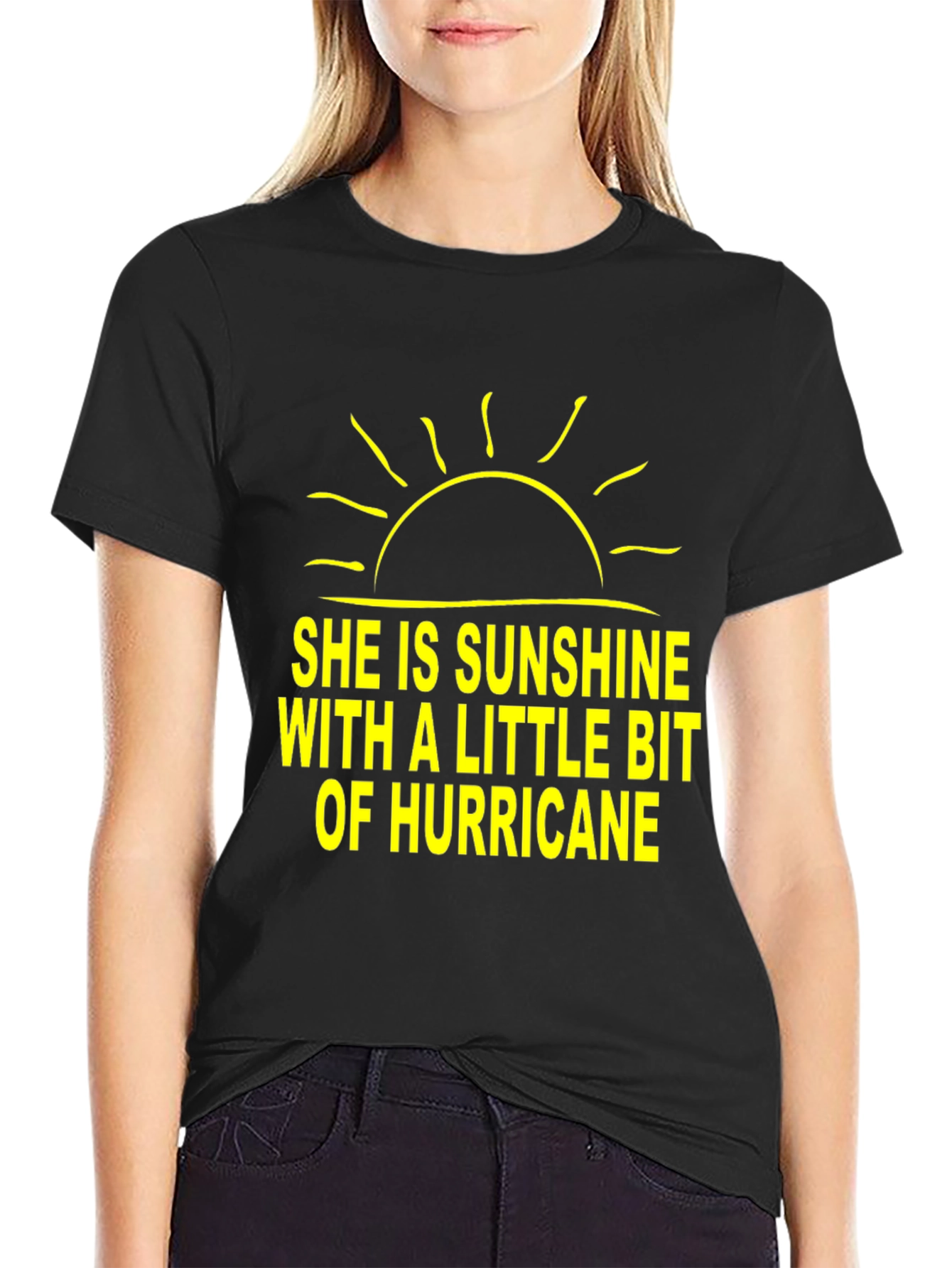 Black Sunshine Hurricane T-Shirt view 2