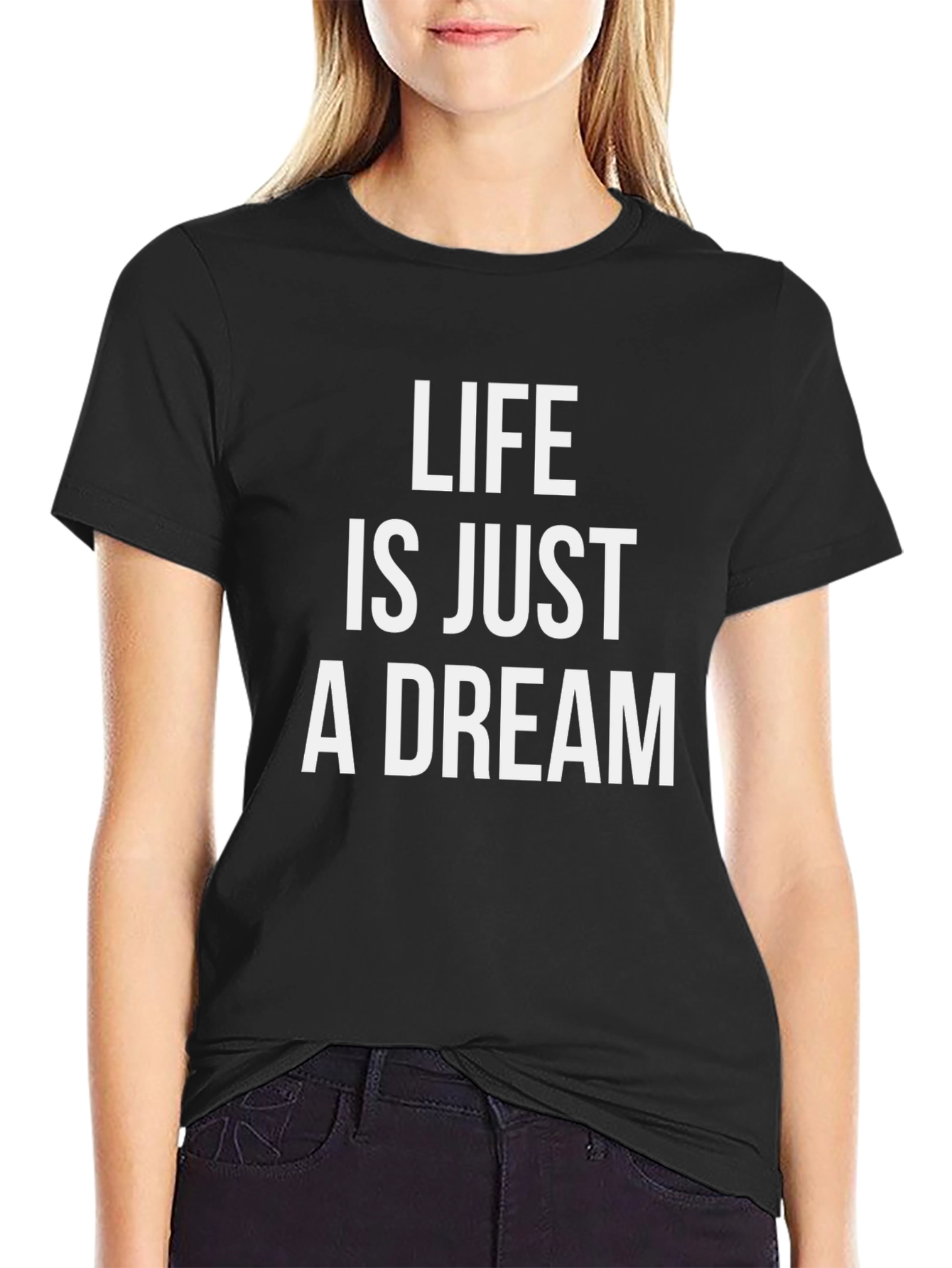 Black Life is Just a Dream Graphic T-Shirt view 2