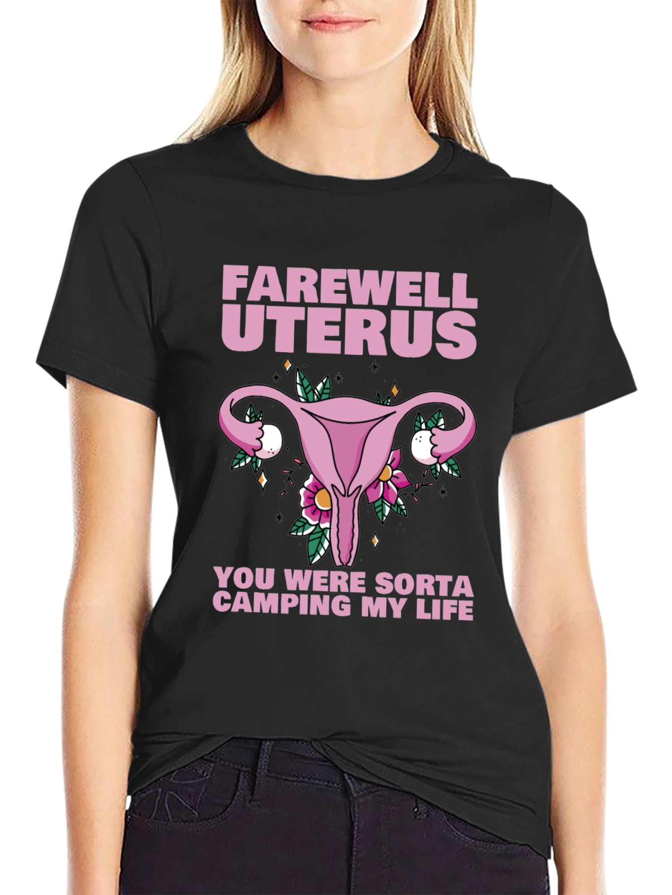 Farewell Uterus Graphic Tee - 2