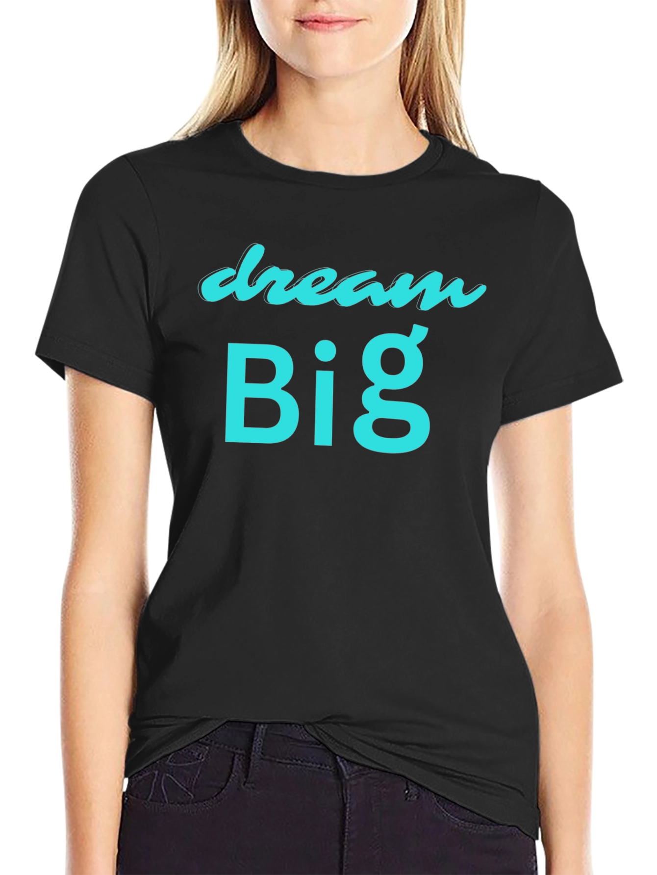 Black Dream Big Black T-Shirt view 2