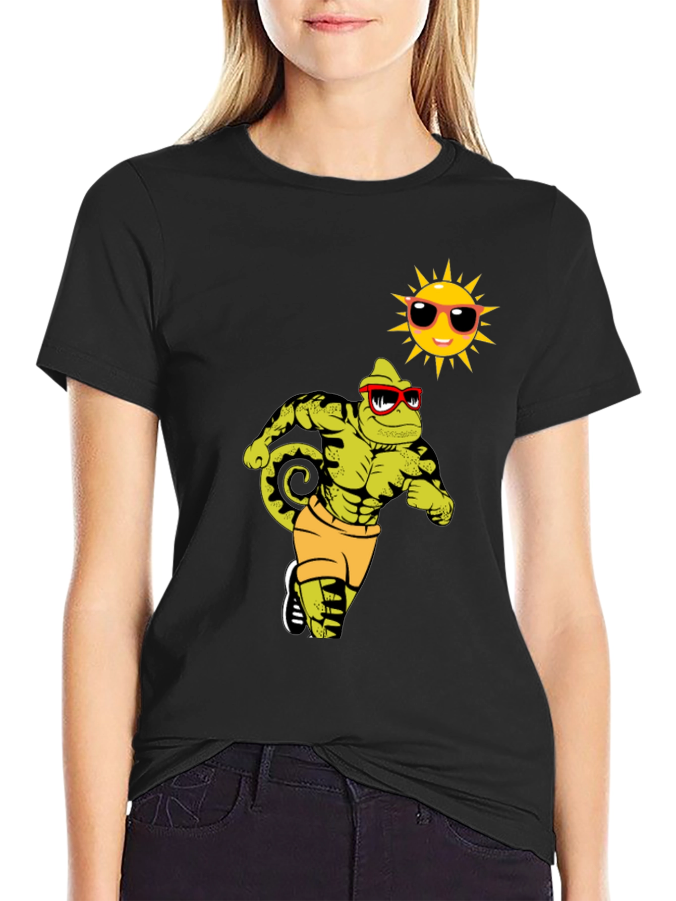Black Turtle Power Graphic Tee view 2
