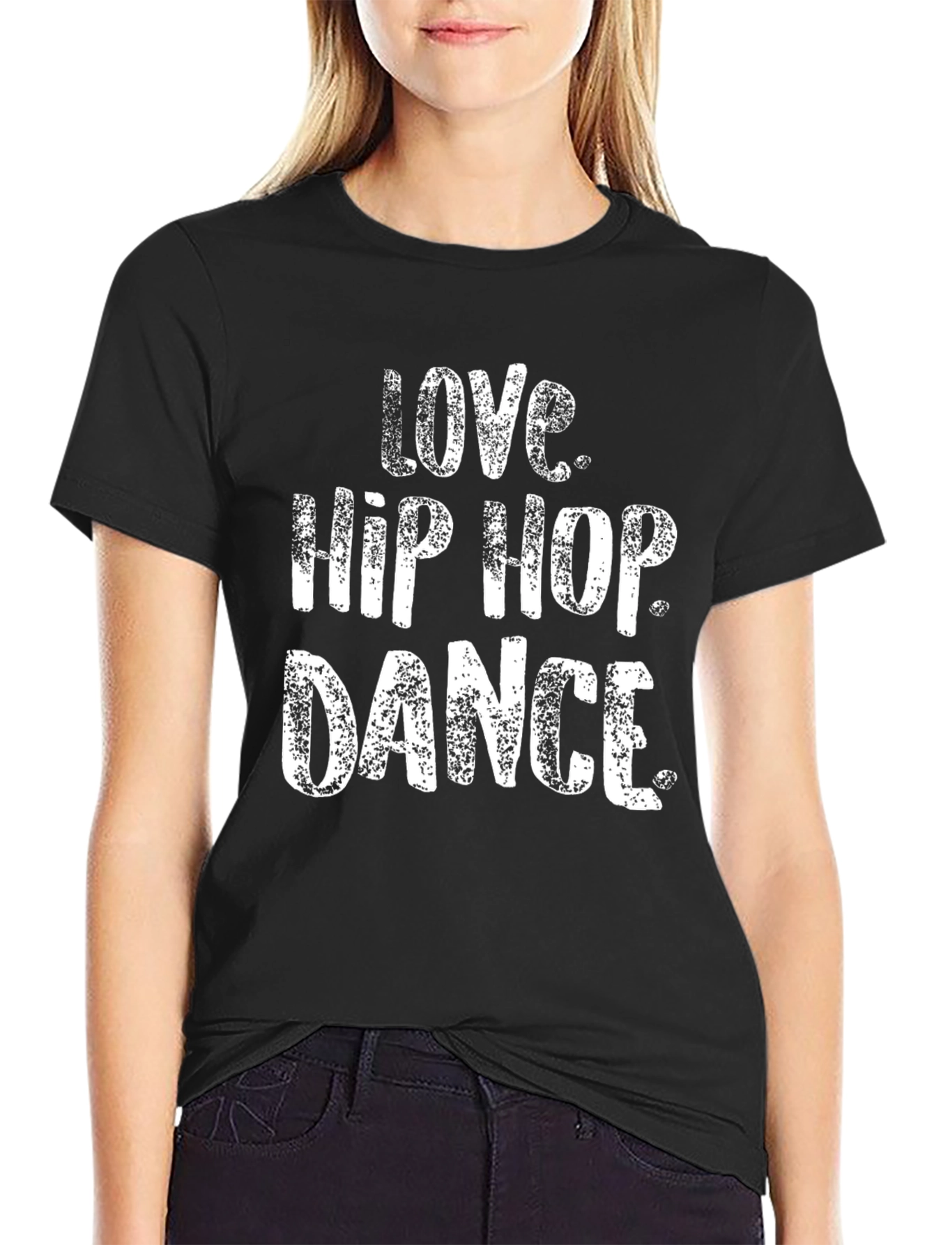 Black Love Hip Hop Dance Graphic T-Shirt view 2
