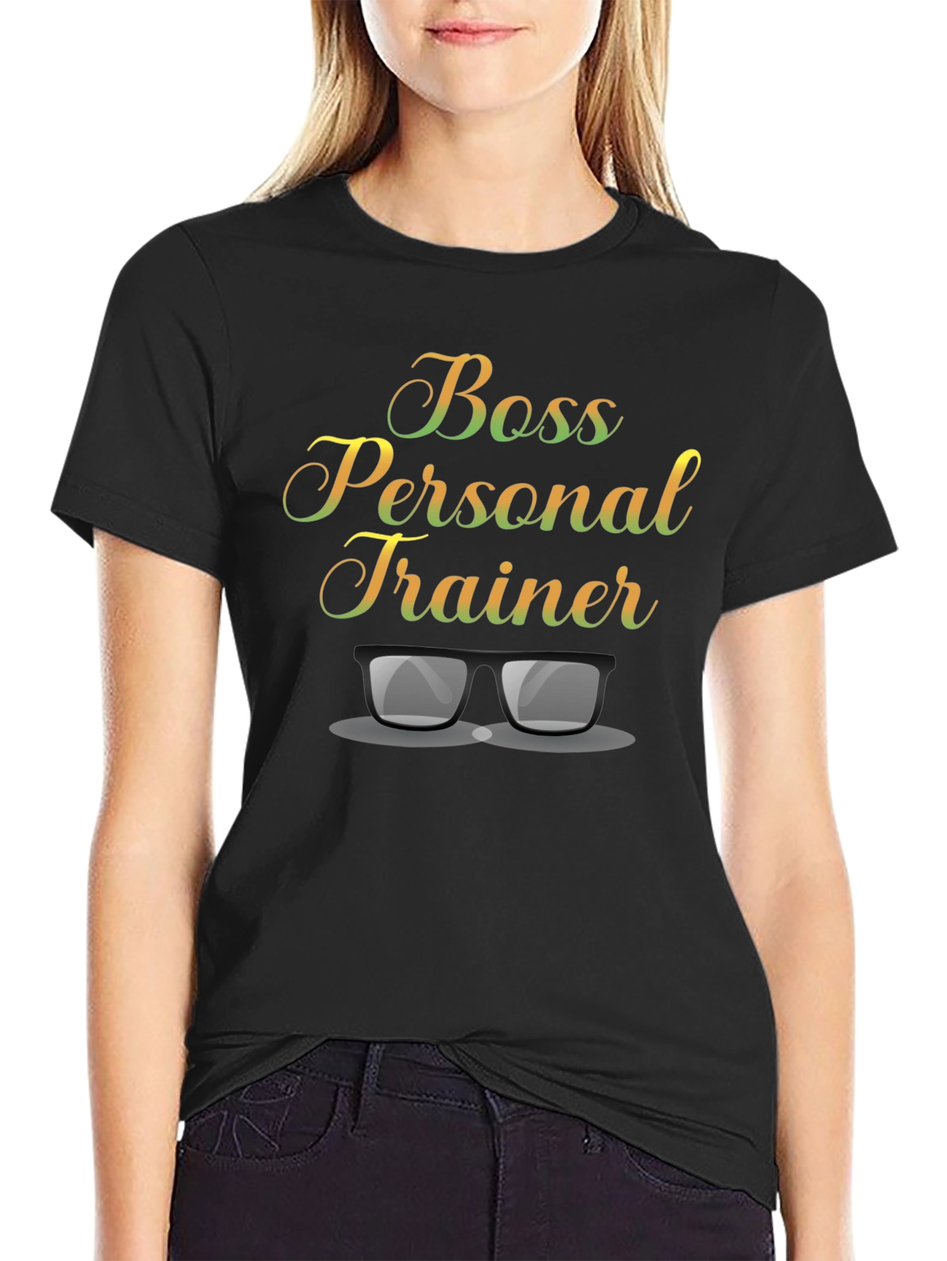 Black Boss Personal Trainer T-Shirt view 2
