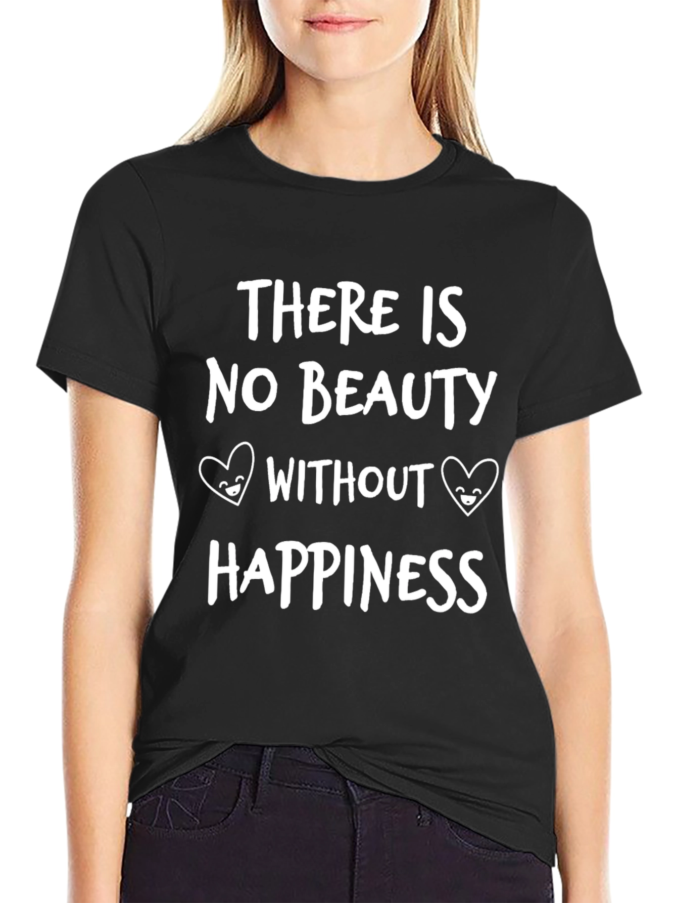 Black Beauty & Happiness Graphic Tee view 2