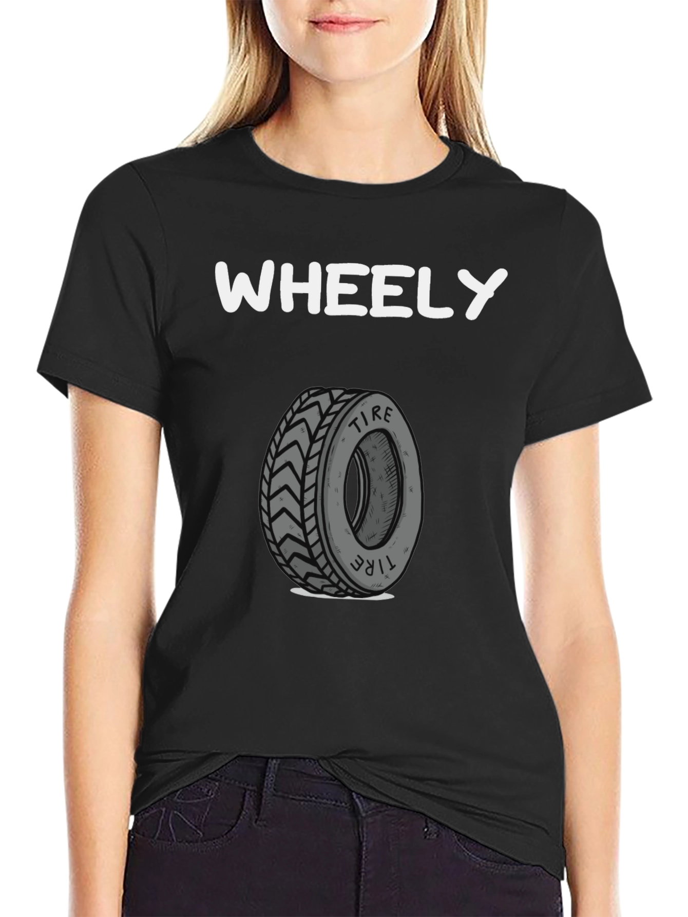 Wheely Tire T-Shirt -  Cool Graphic Tee - 2