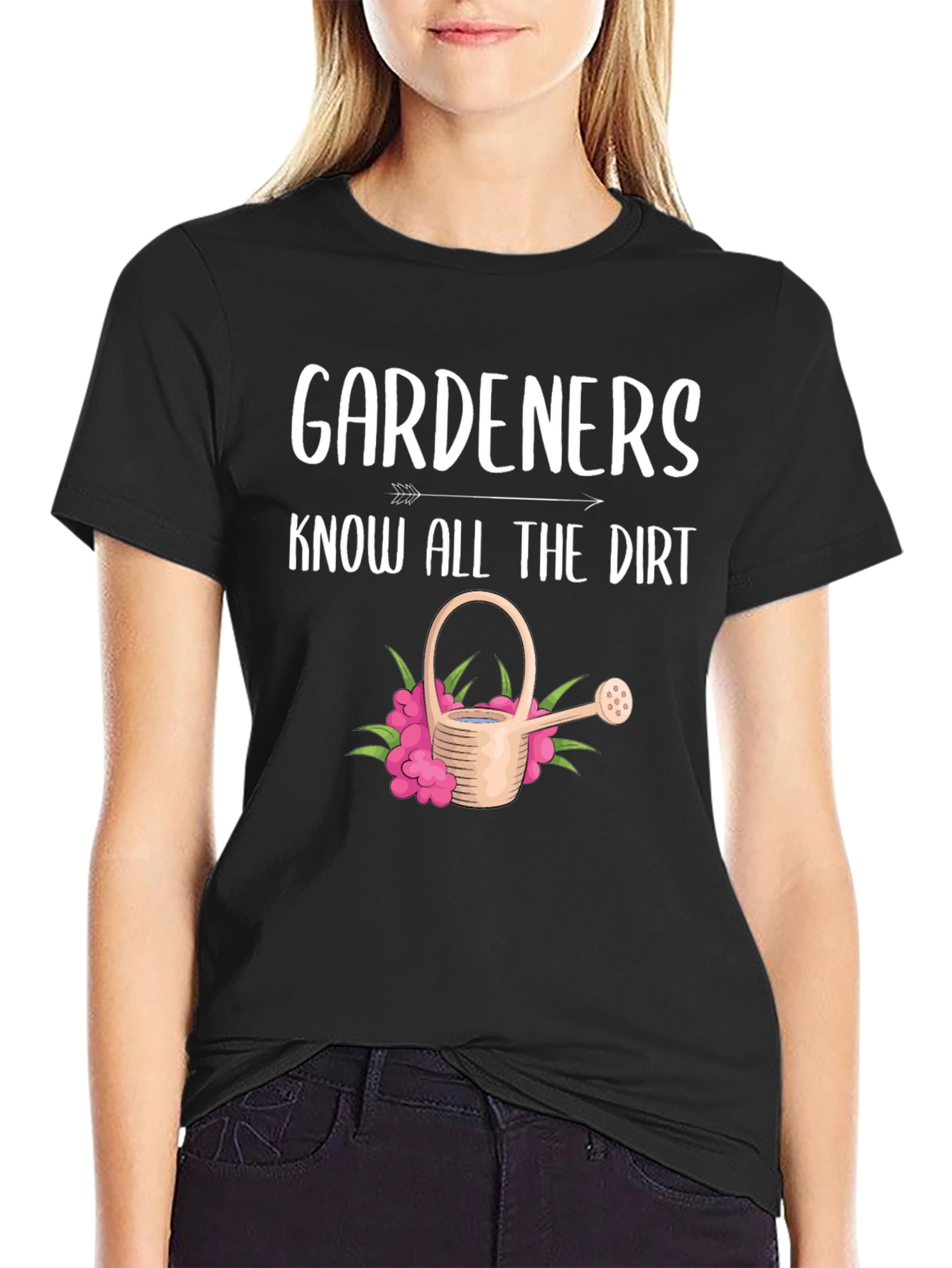Black Gardeners Know All the Dirt T-Shirt view 2