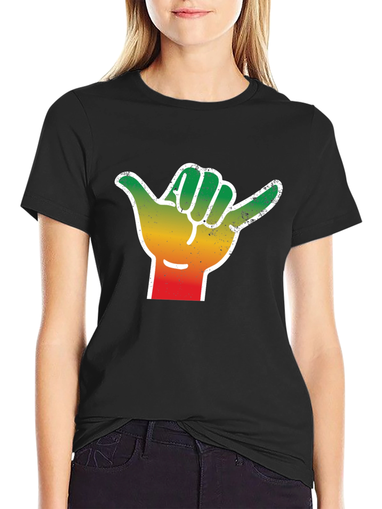 Hang Loose Graphic Tee - Shaka Hand T-Shirt - 2